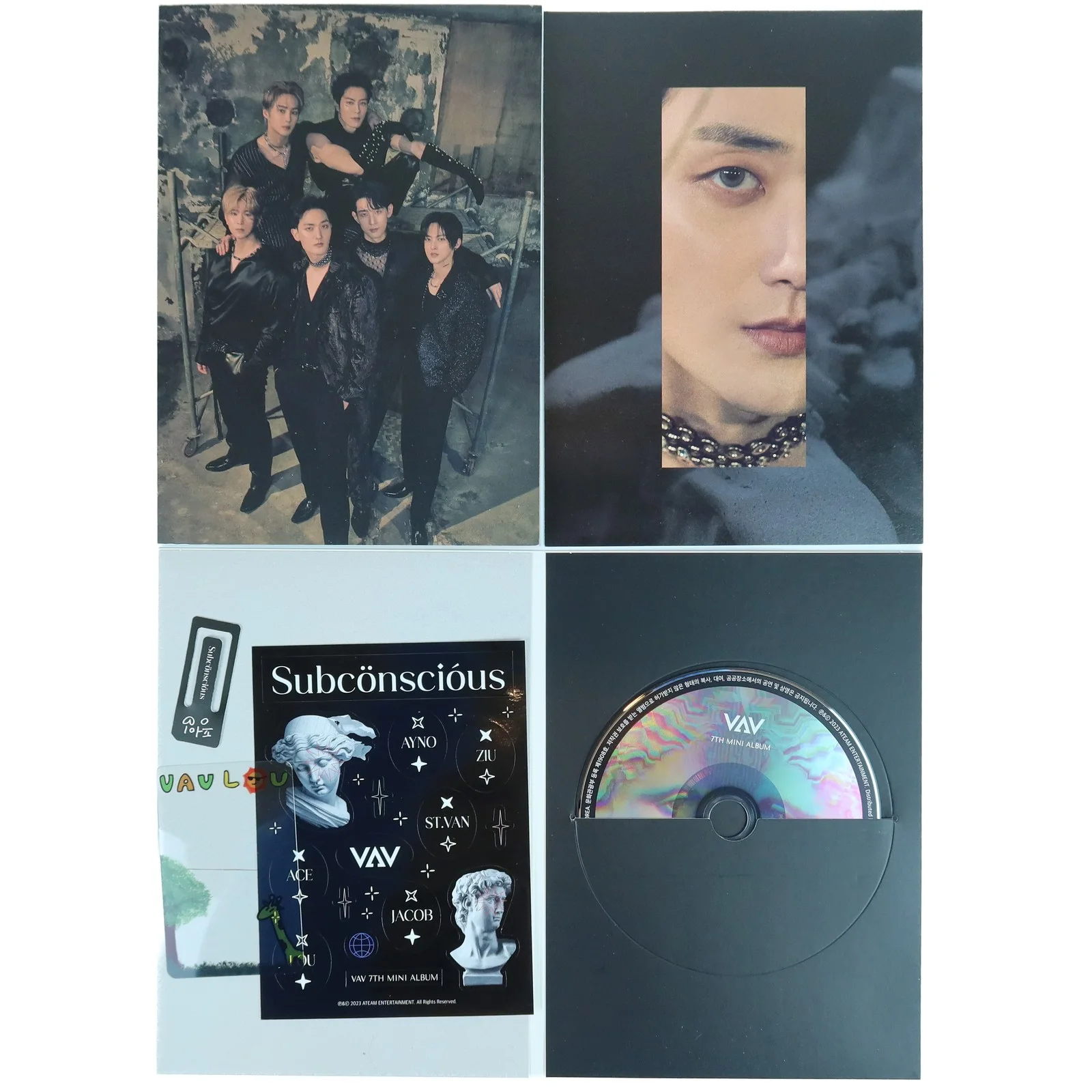 VAV - Subconscious 7th Mini Album Signed Promo CD Album 2023, изображение 3