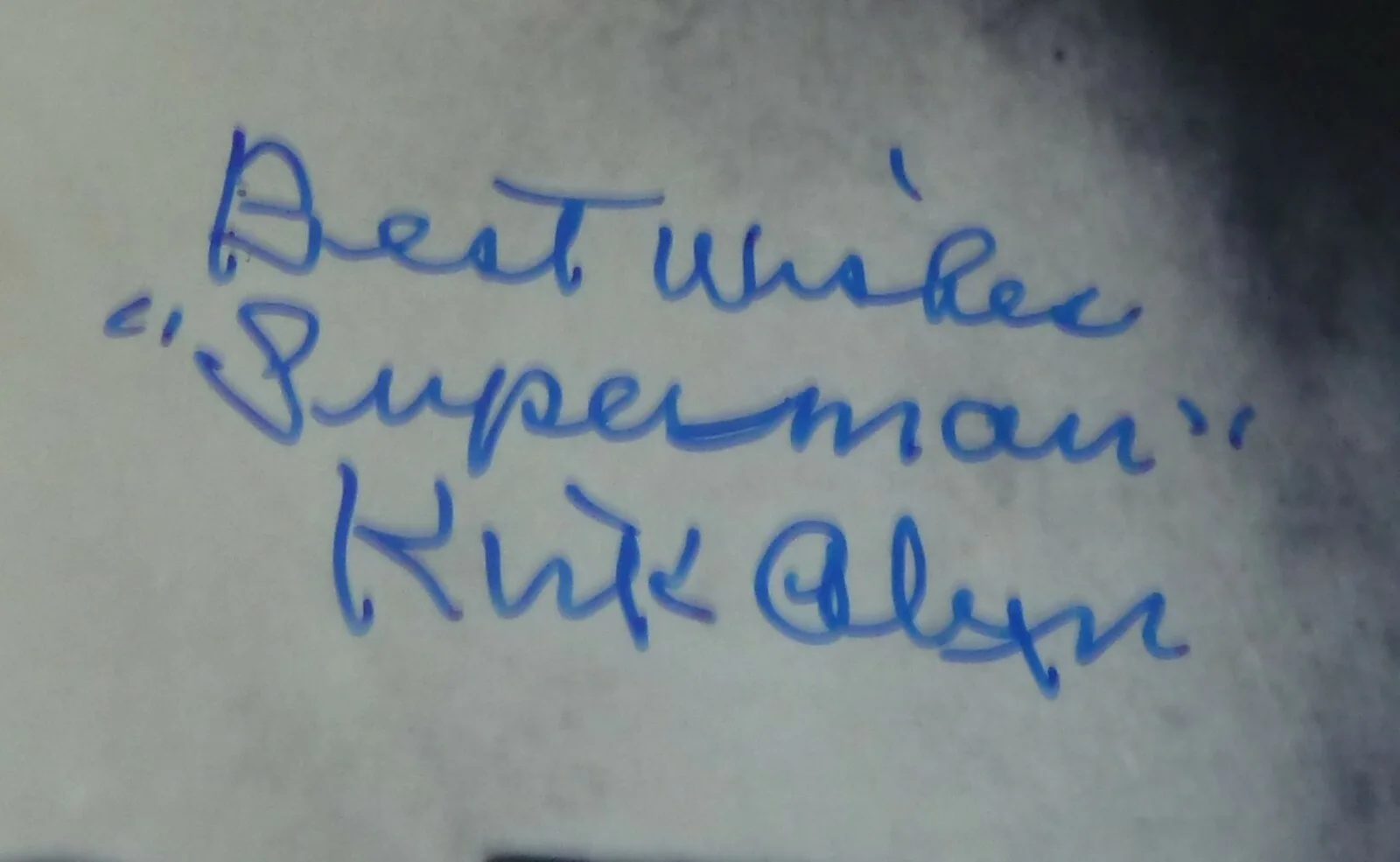 Kirk Alyn — BECKETT-BAS KIRK ALYN INSCRIBED "SUPERMAN" AUTOGRAPHED-SIGNED 11X14 PHOTO C77255, изображение 3