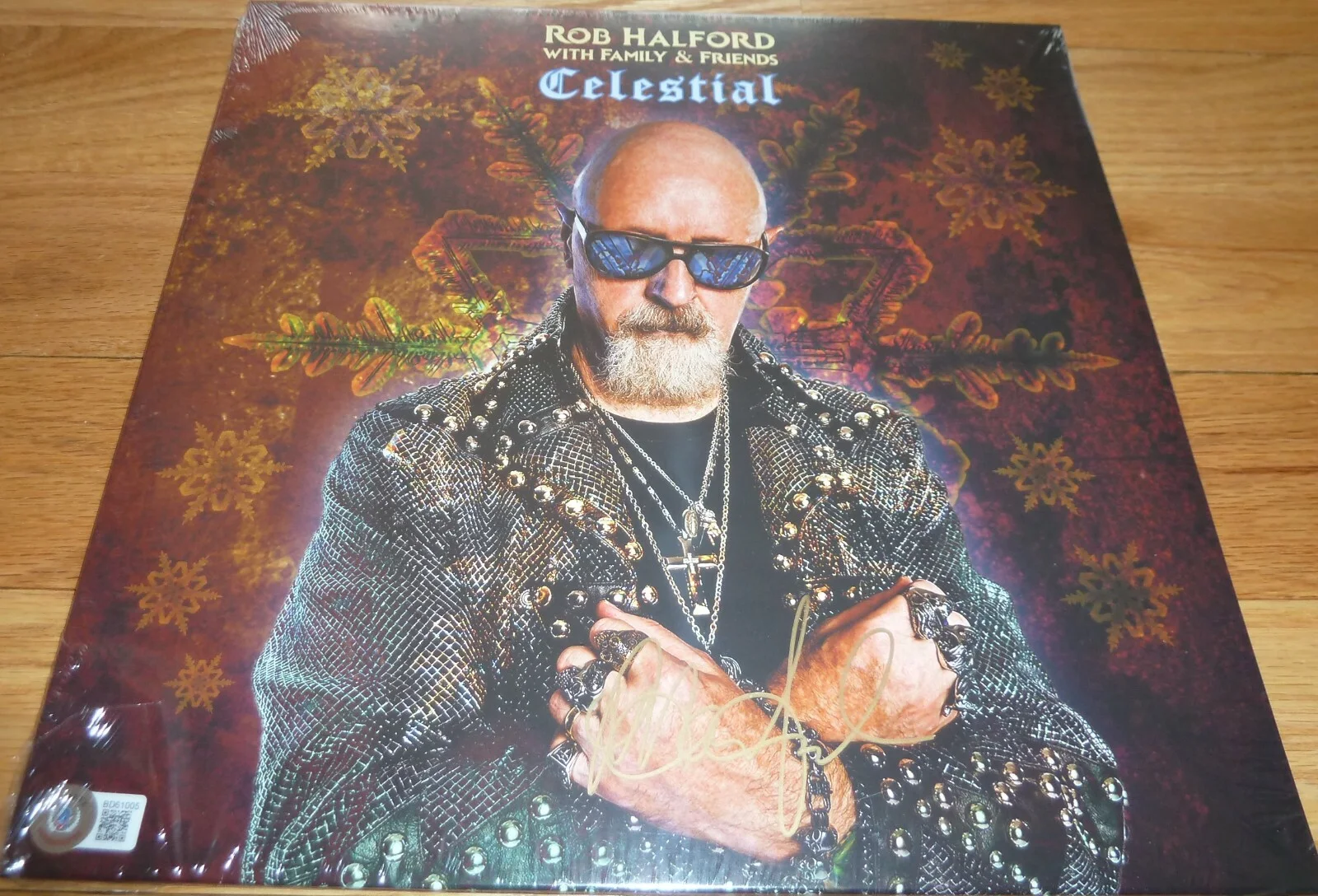 Rob Halford — BECKETT JUDAS PRIEST'S ROB HALFORD SIGNED CELESTIAL RECORD ALBUM BD61005, изображение 2