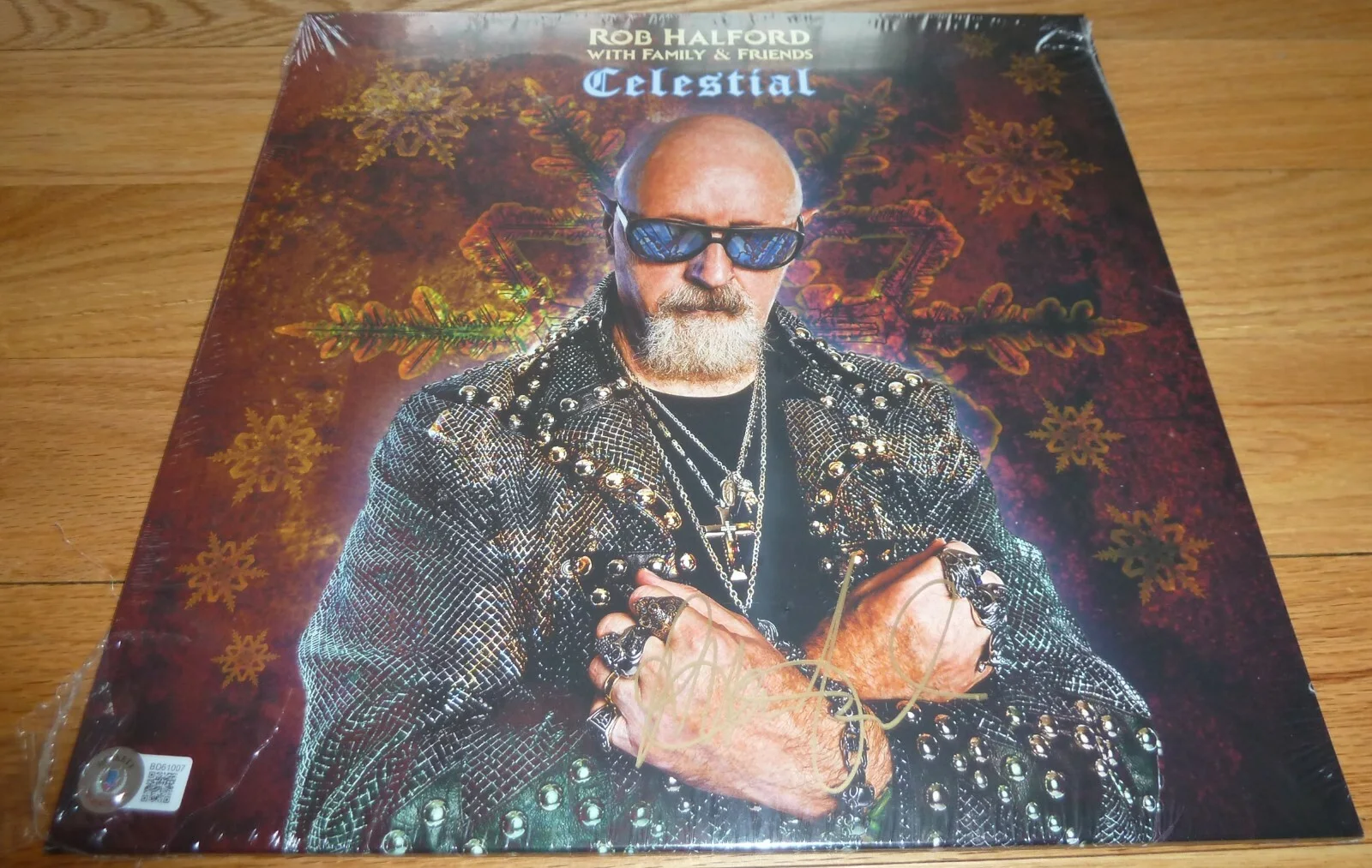 Rob Halford — BECKETT JUDAS PRIEST'S ROB HALFORD SIGNED CELESTIAL RECORD ALBUM BD61007, image 2