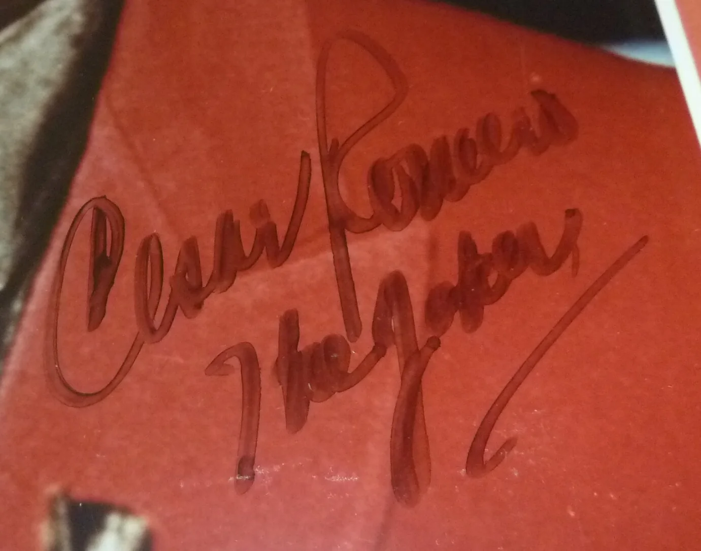 Cesar Romero — BECKETT CESAR ROMERO "THE JOKER" SIGNED VINTAGE BATMAN 8X10 PHOTO Z72732, изображение 4