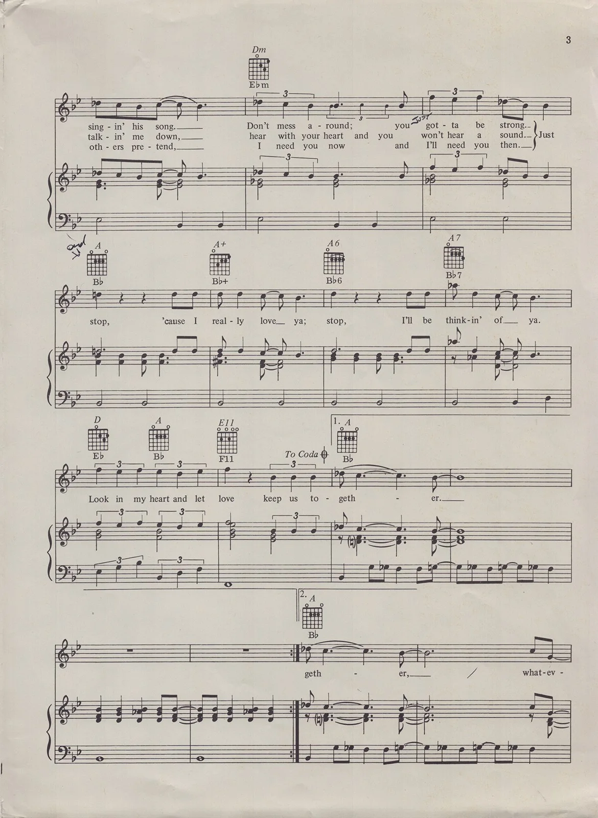 Captain, Tennille, Toni Tennille, Daryl Dragon — & TENNILLE - SHEET MUSIC SIGNED WITH CO-SIGNERS, изображение 5