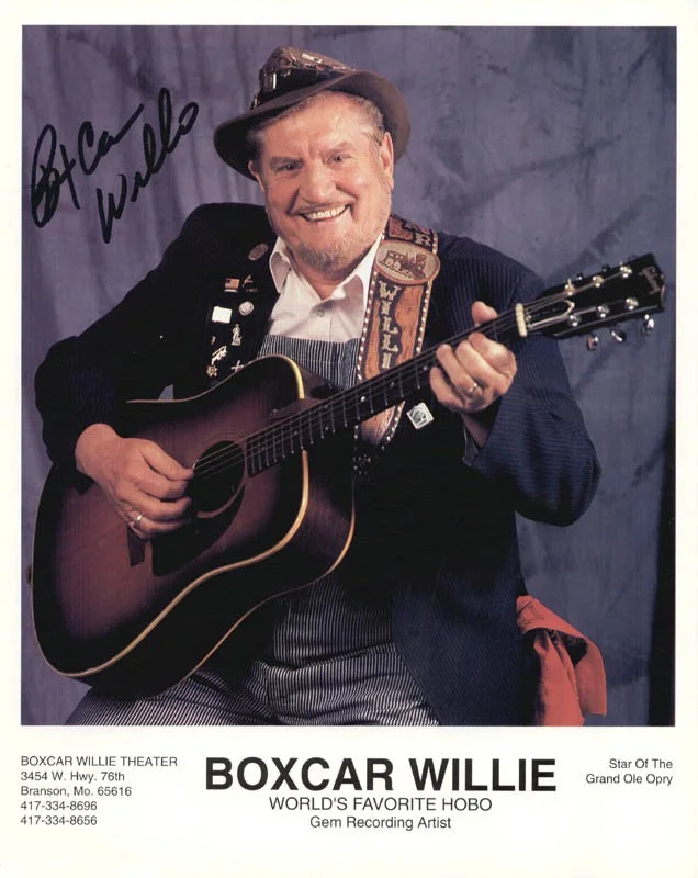Box Car Willie — BOX CAR WILLIE - AUTOGRAPHED SIGNED PHOTOGRAPH