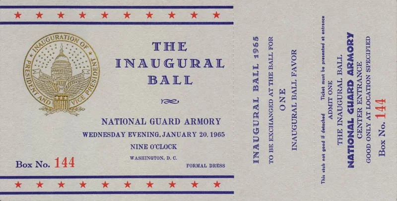 Guy A. Lombardo — GUY LOMBARDO ORCHESTRA (GUY A. LOMBARDO) - INAUGURAL TICKET SIGNED CIRCA 1965, изображение 2