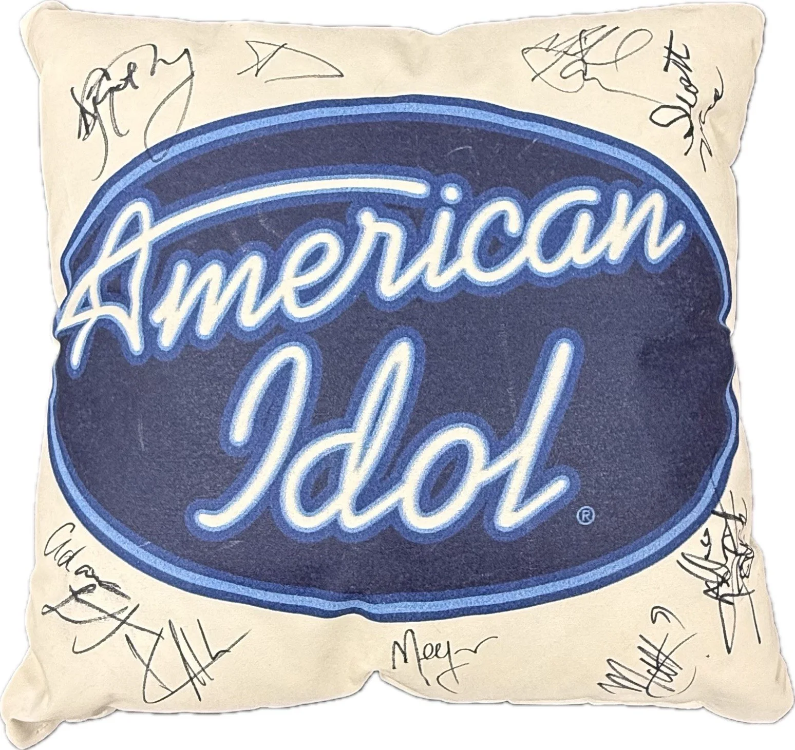 Season 8 American Idol Signed Bundle- Pillow, Shirt And Photo, image 4