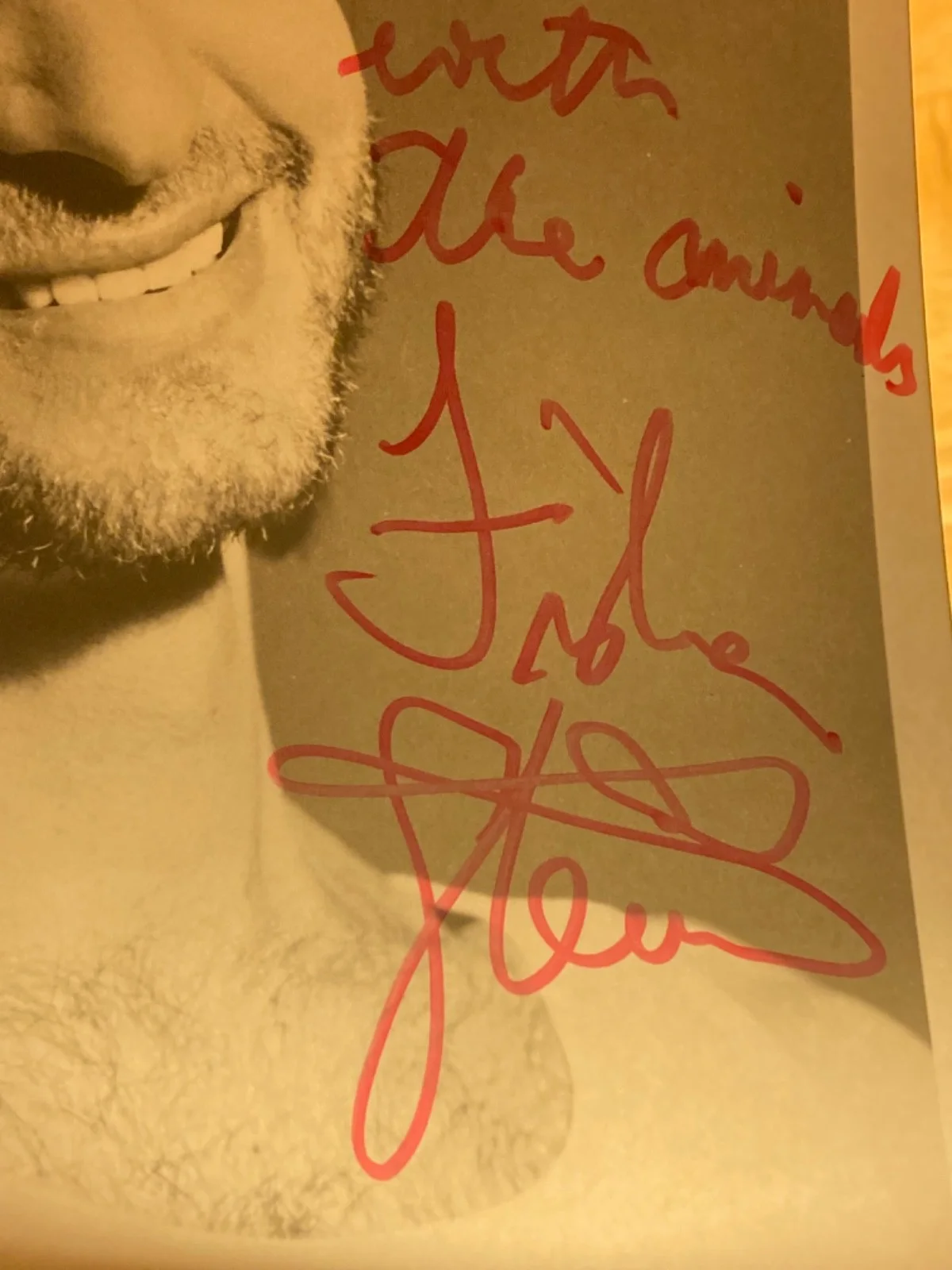 Hand SIGNED Fisher Stevens 8x10 Photo - Short Circuit, Hackers, Early Edition,, image 3