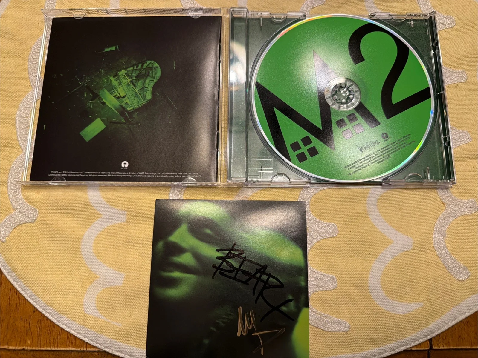 Mansion2 Mansionz 2 Signed Autographed ART Card And CD, image 3