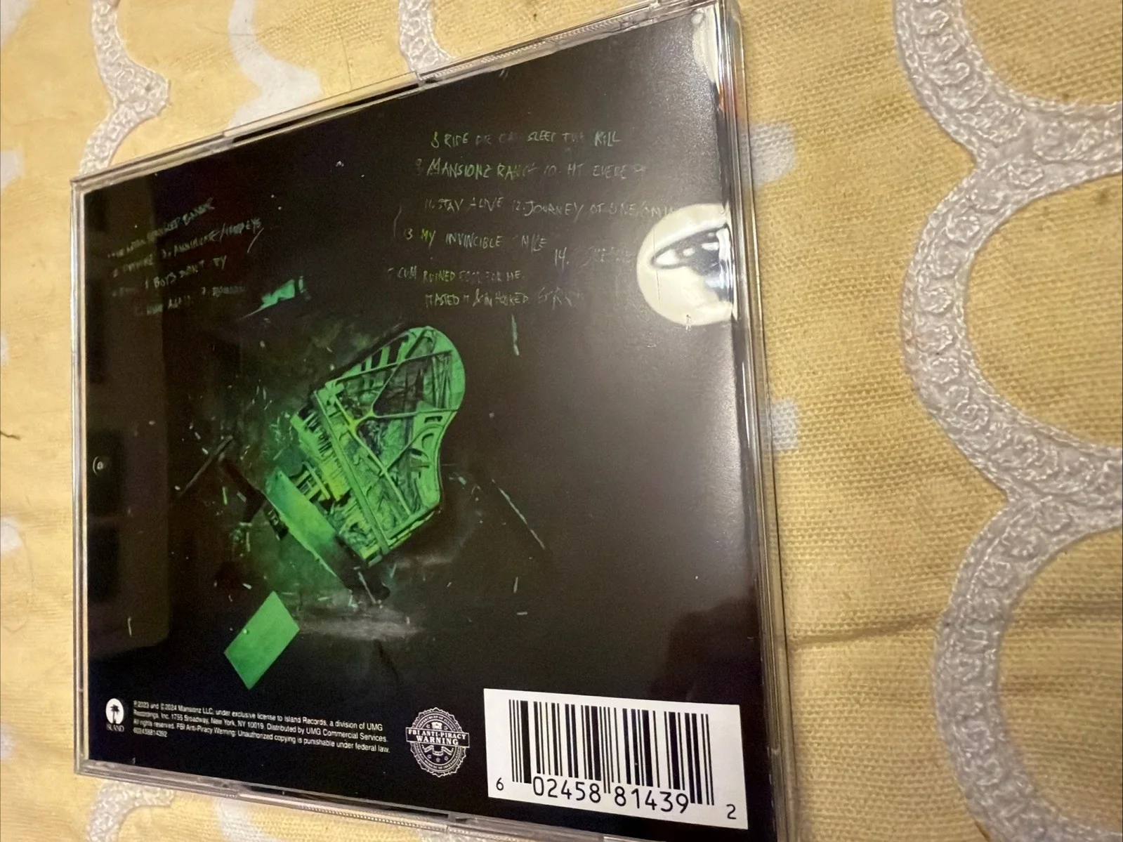 Mansion2 Mansionz 2 Signed Autographed ART Card And CD, image 5