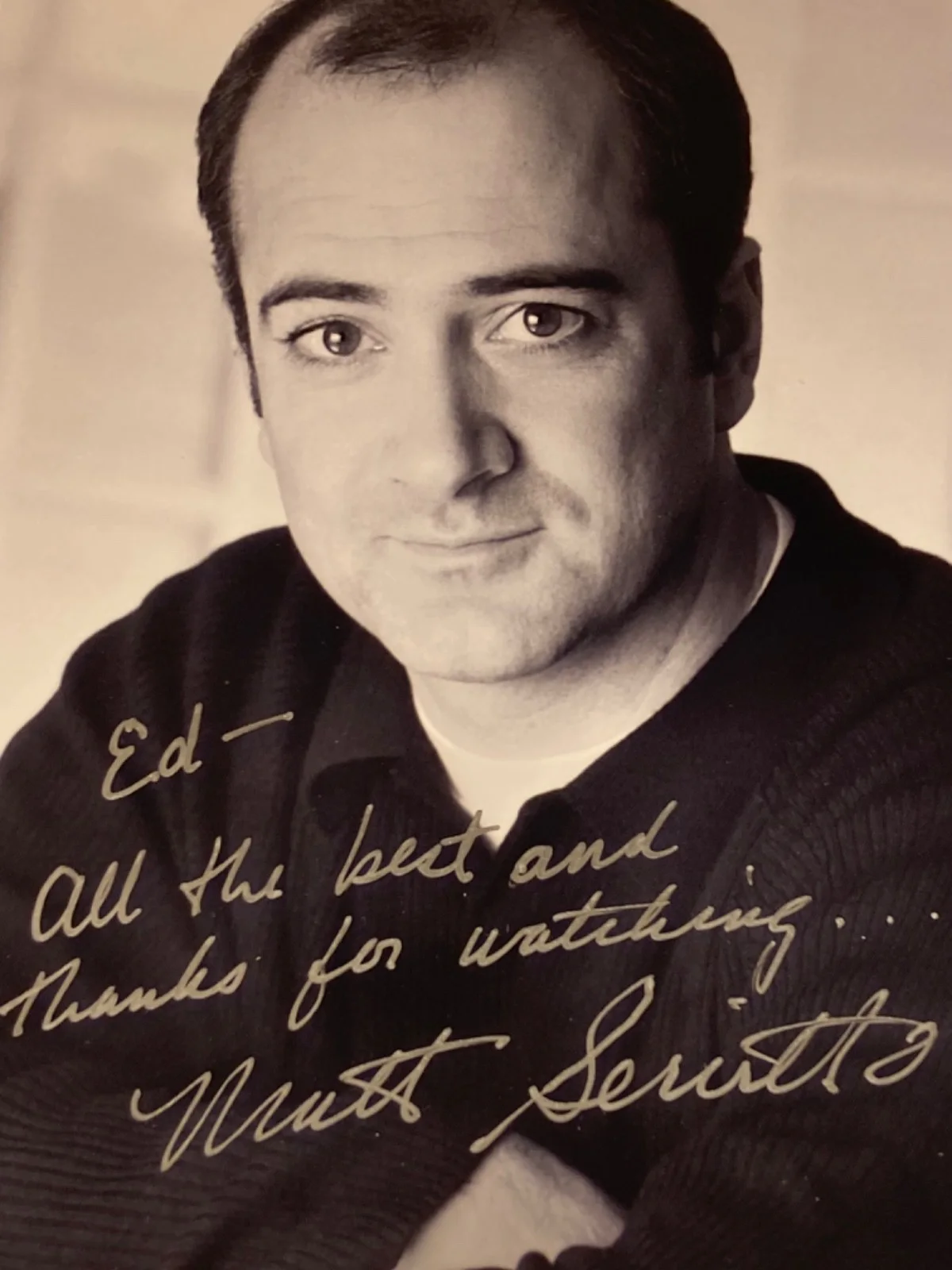 Hand SIGNED Matt Servitto 8x10 Photo - The Sopranos (Agent Harris), Banshee, image 3