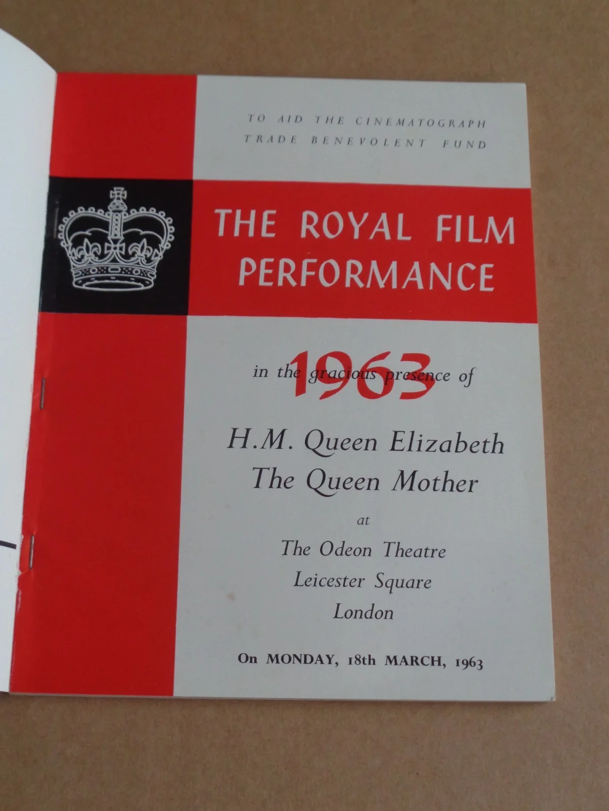 Edward G. Robinson - Sammy Going South - 1963 Royal Film Performance Brochure, изображение 2