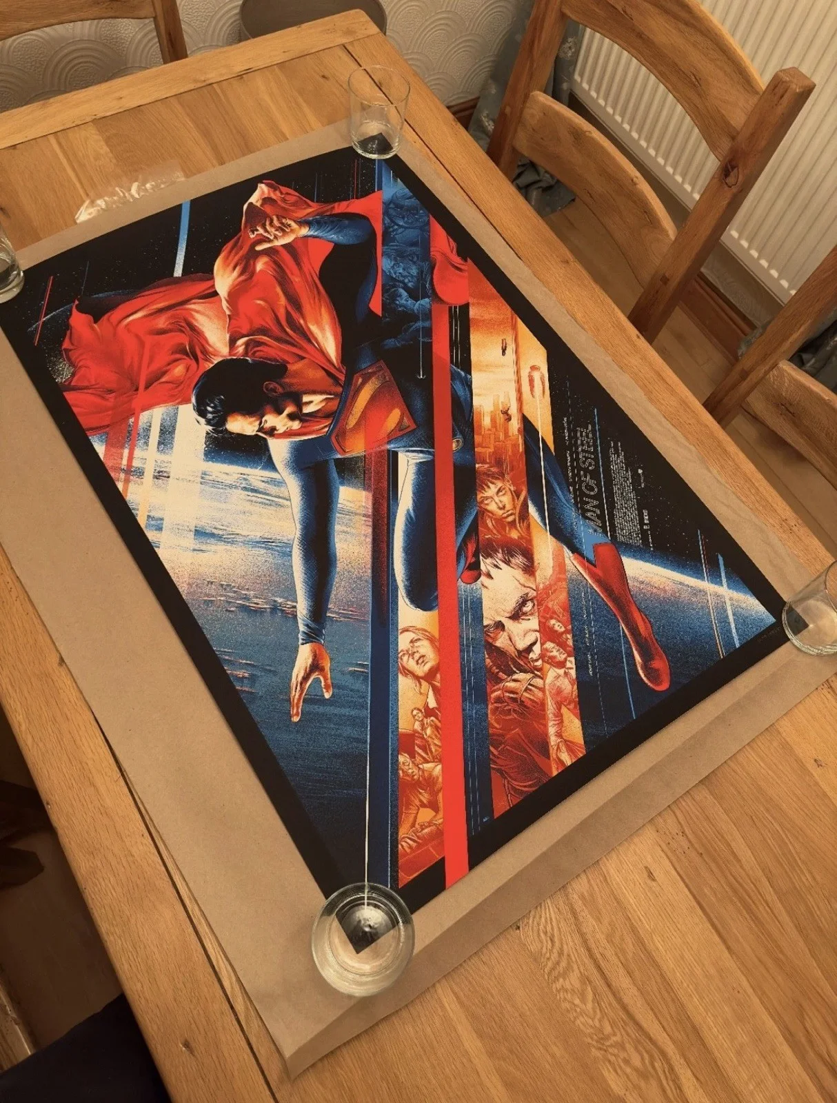Man of Steel 36 x 24 Screen Print Poster by Martin Ansin Superman Henry Cavill, изображение 4
