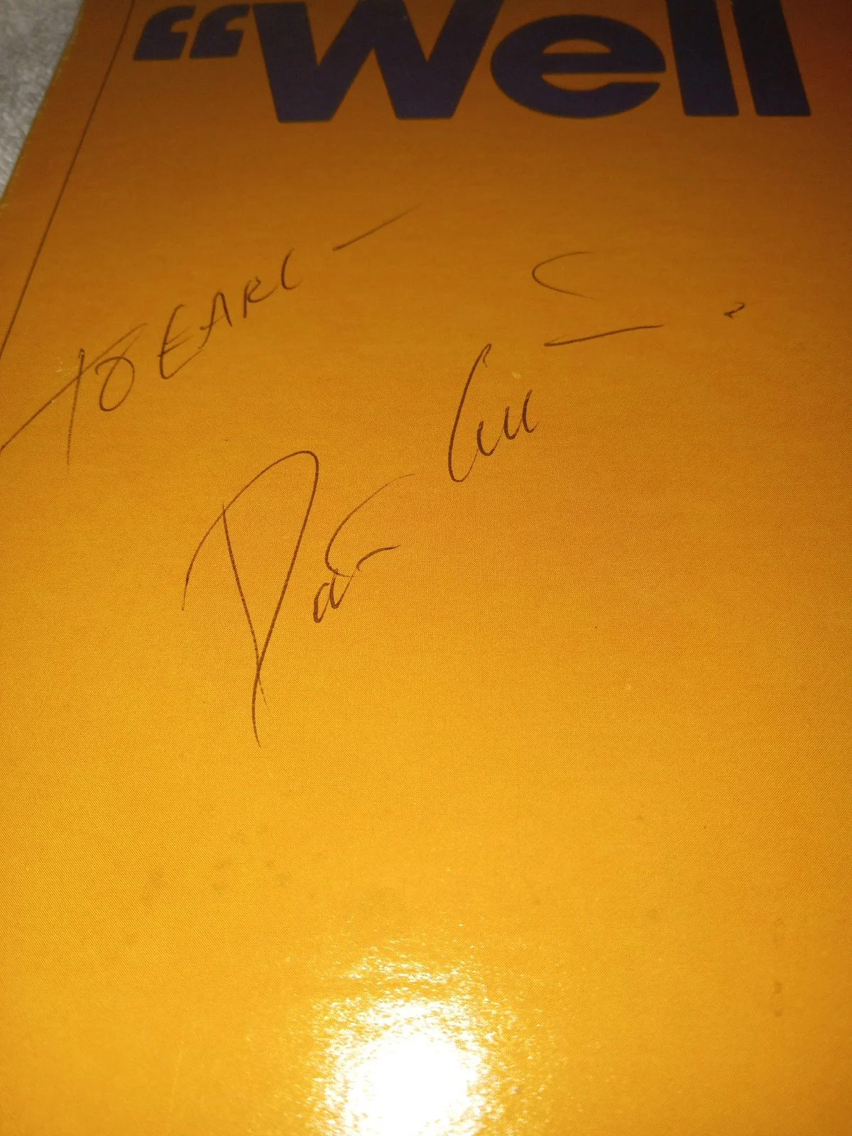 RARE Motel Hell Actor Trooper Dick Curtis Signed Auto "Well Now" Record Album, изображение 4