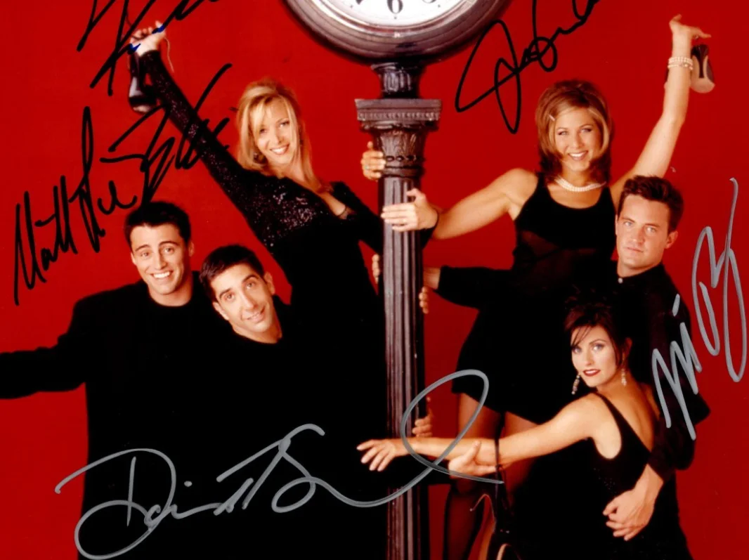 Full Cast — FRIENDS Full Cast Signed/Autographed 8x10 Photo with COA, image 2