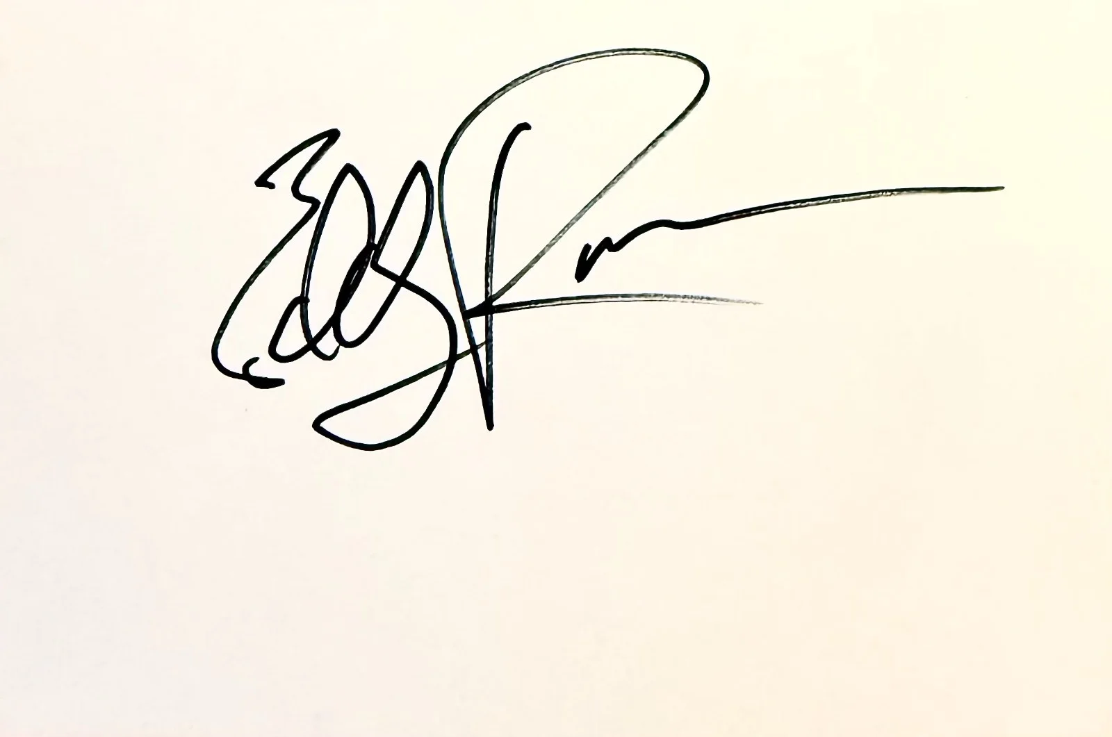 EDDY RAVEN Signed Autographed 4"x 6" INDEX CARD I've Got Mexico COUNTRY MUSIC, image 3