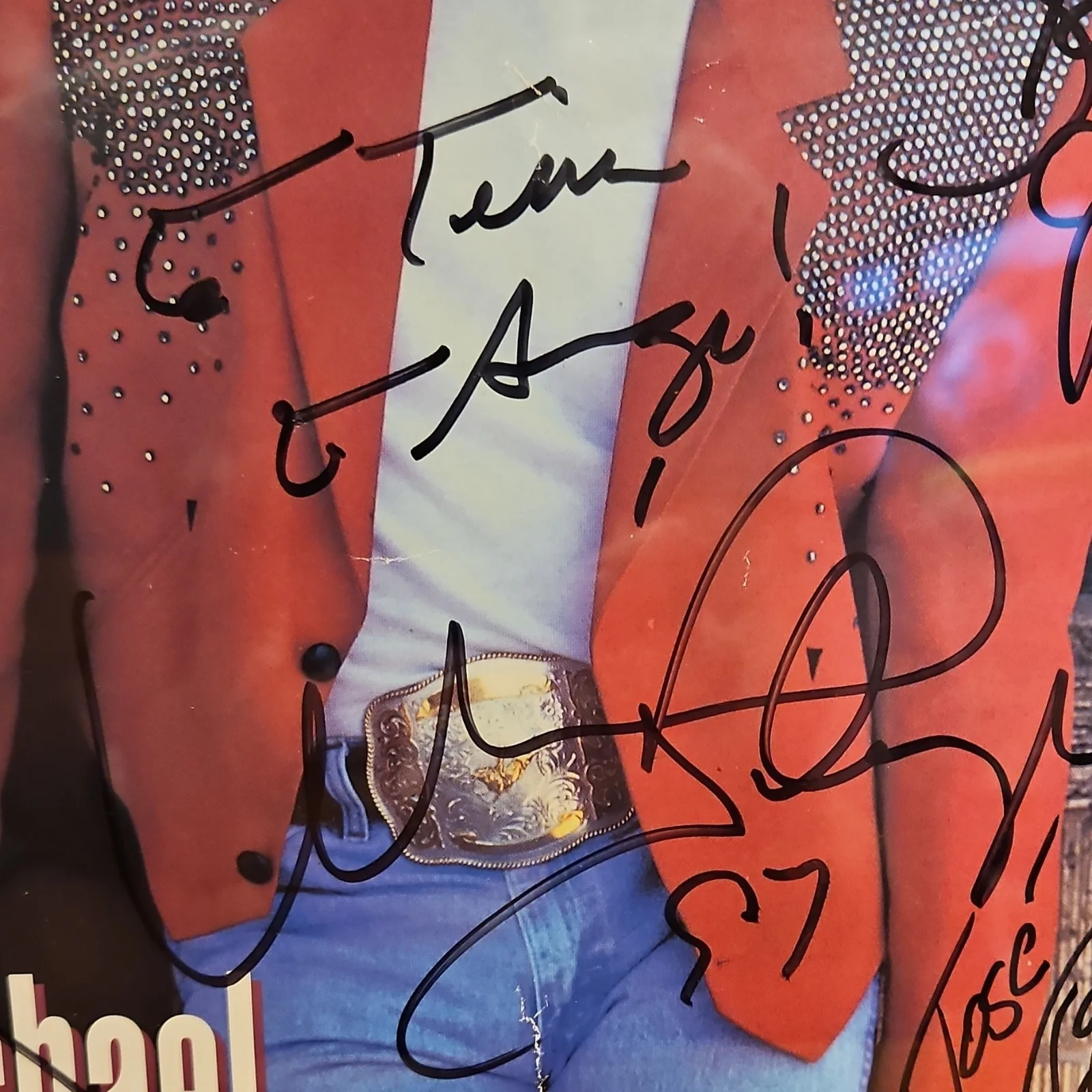 Michael Salgado Autographed Framed Poster Multiple Signatures, image 4
