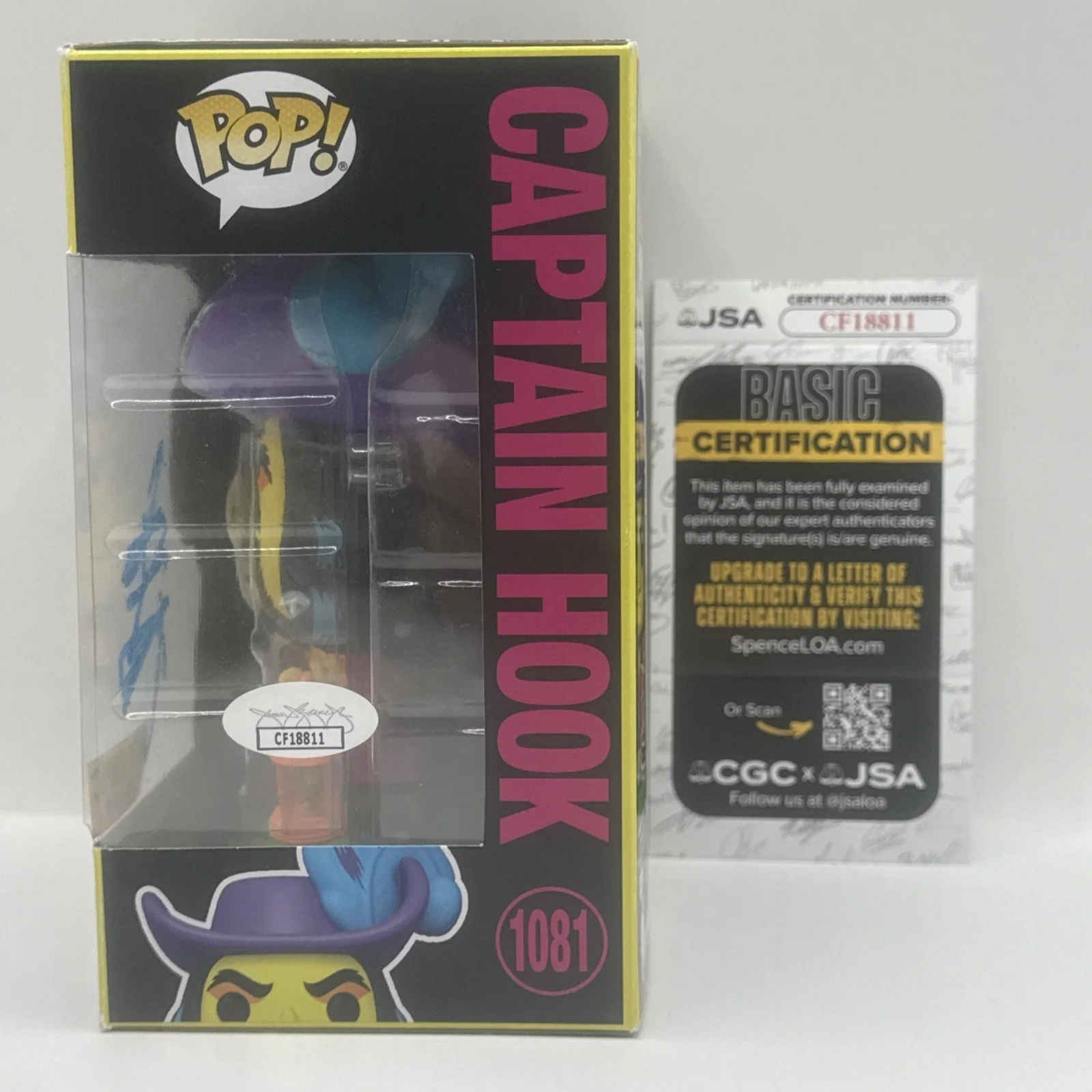 Dustin Hoffman — Dustin Hoffman Signed Autograph Captain Hook Funko Pop 1081 JSA COA AUTHENTIC, image 2