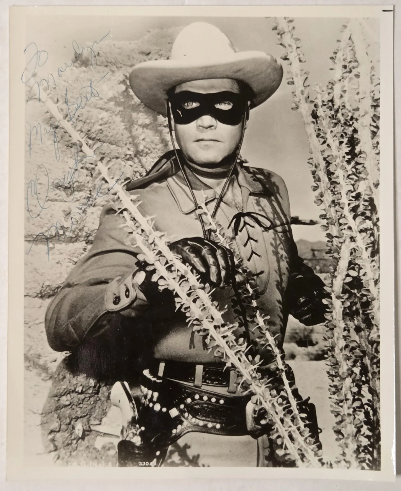 Clayton Moore — Lone Ranger Clayton Moore Signed Photo 8x10 Autograph Western TV Star Vintage, изображение 4