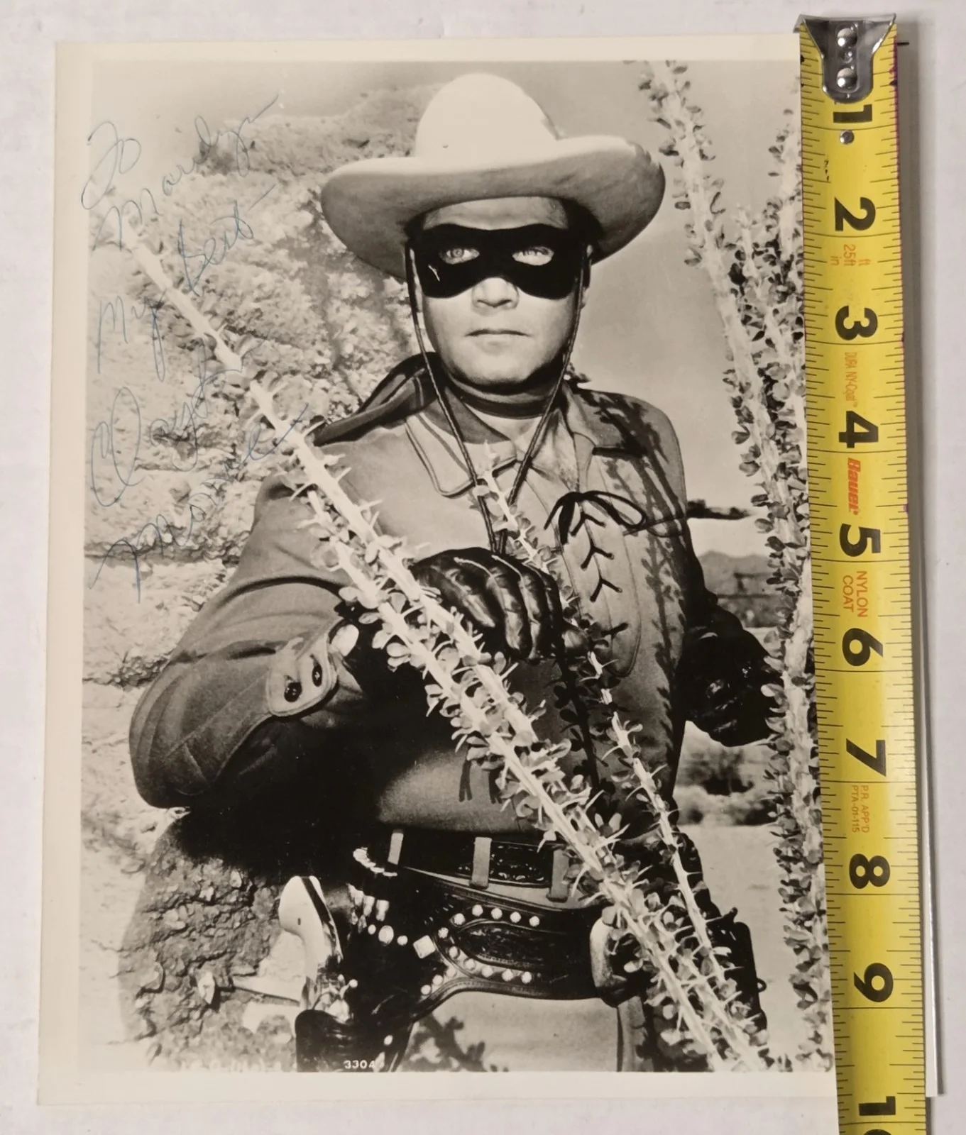 Clayton Moore — Lone Ranger Clayton Moore Signed Photo 8x10 Autograph Western TV Star Vintage, изображение 5