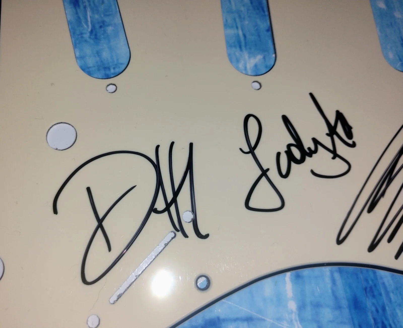 Lady Antebellum Band Signed Guitar Pick Guard COA Hillary Scott NO US TARIFFS, image 4