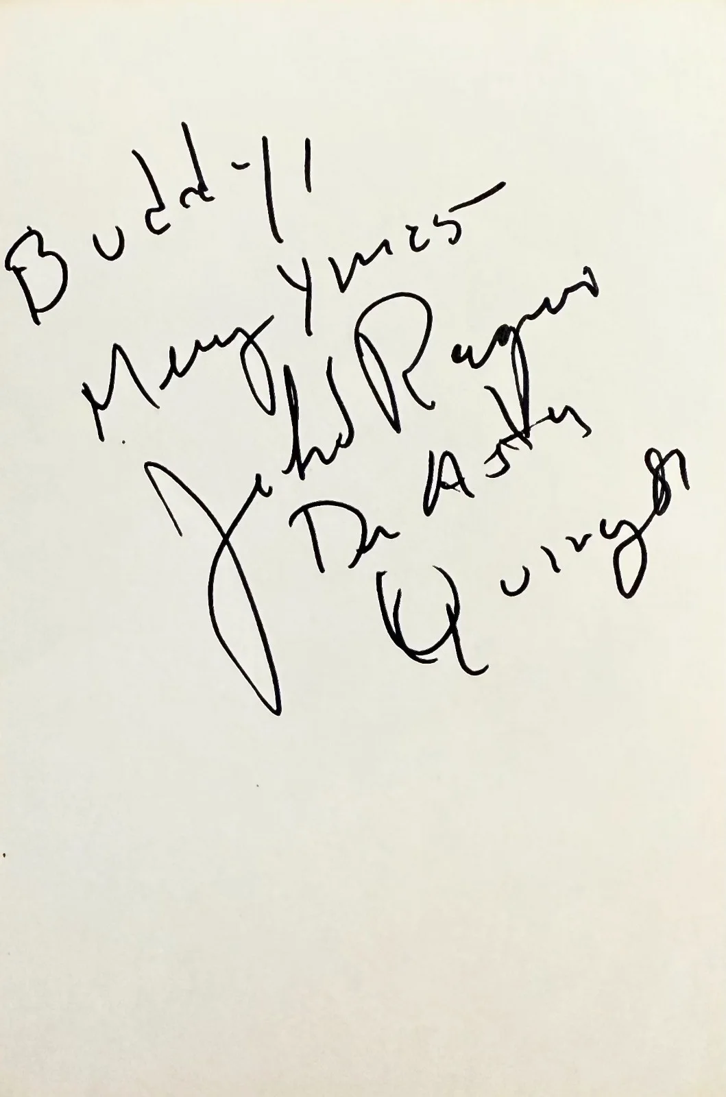 John S. Ragin — JOHN S. RAGIN Signed Autographed 4x6 INDEX CARD Dr. Asten QUINCY M.E. STAR TREK, image 3