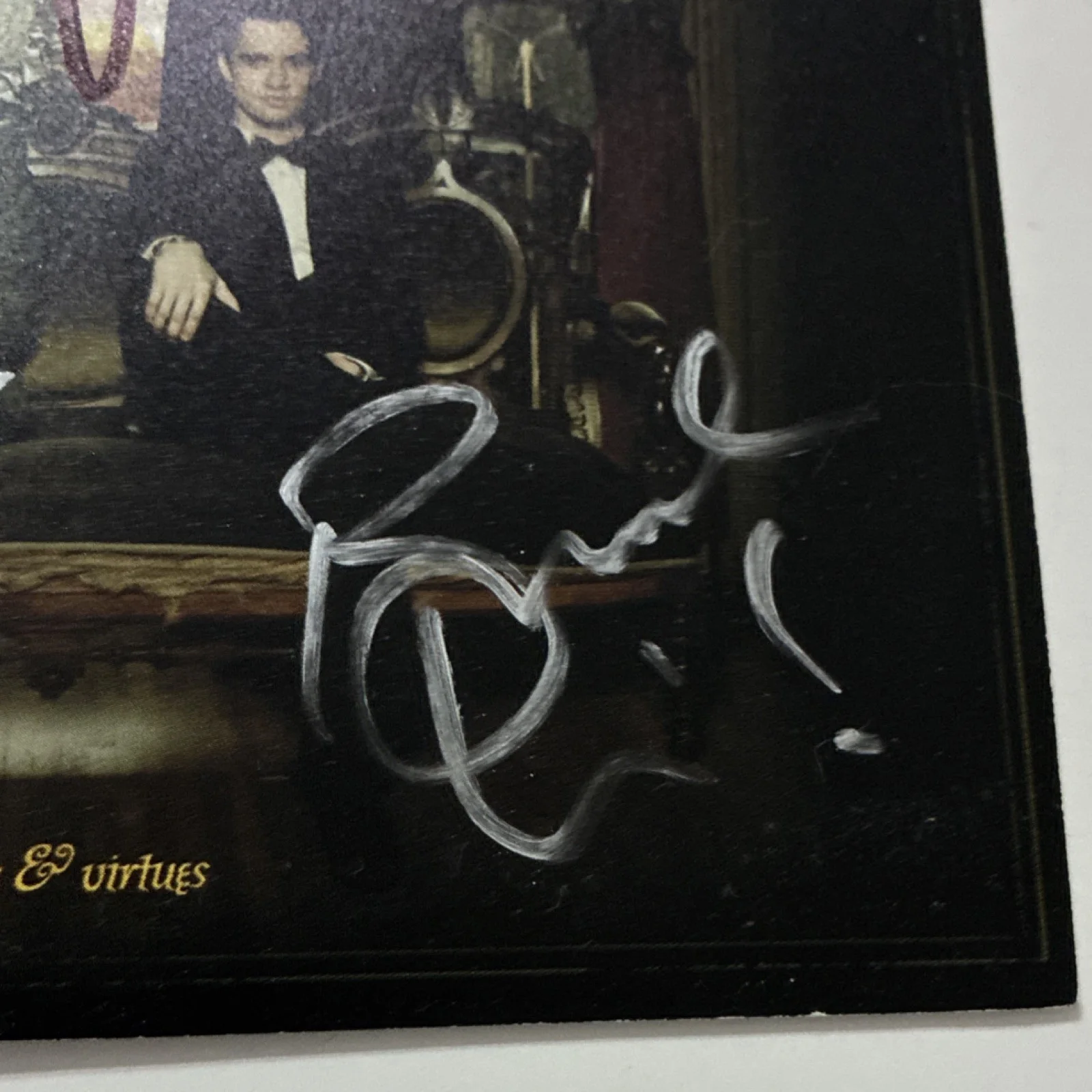 Panic! at the Disco CD Booklet Only Autograph Signed Brendon Urie READ DESCRIP, image 3
