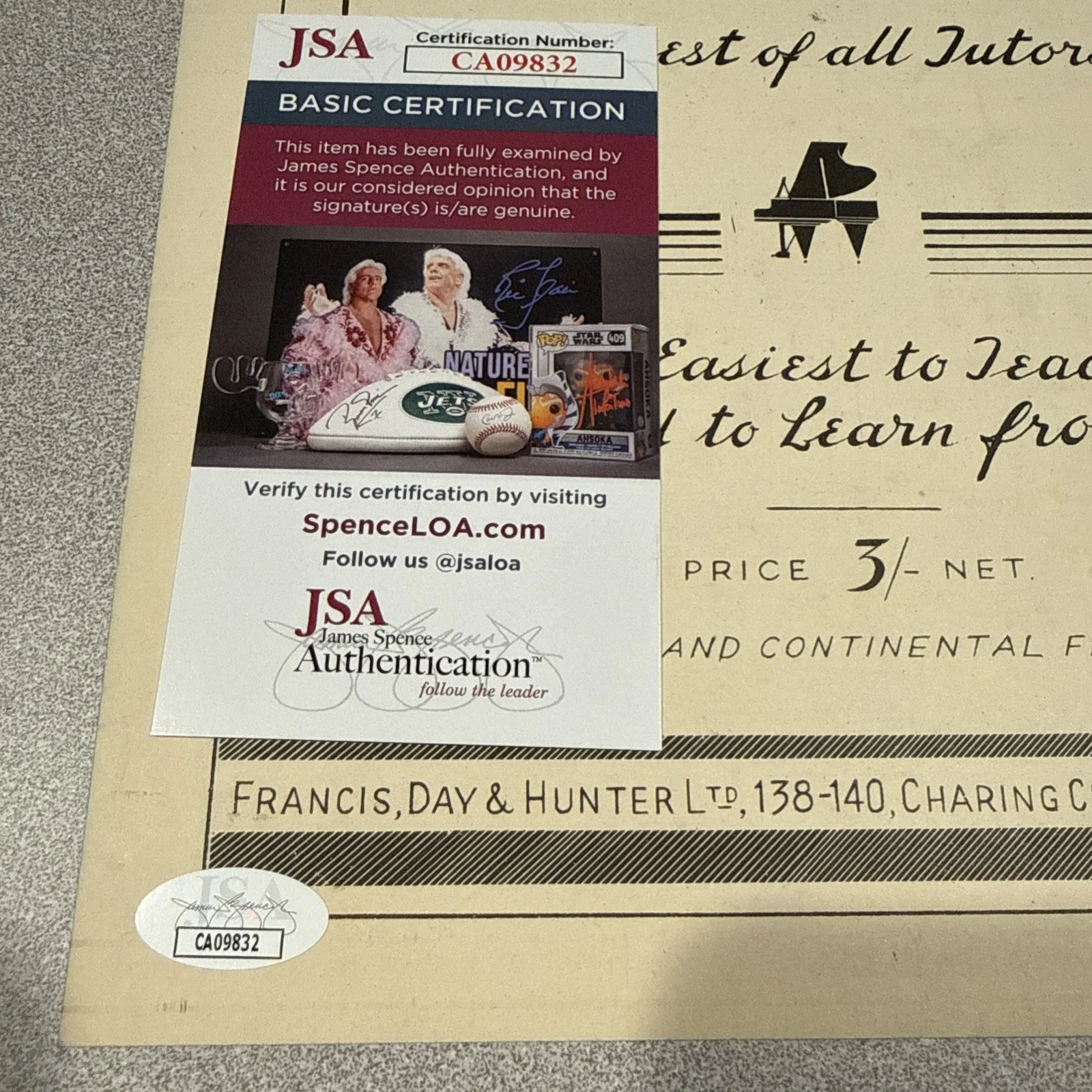 Kathryn Grayson Autograph SIGNED Sheet Music JSA COA Be My Love New Orleans, изображение 4