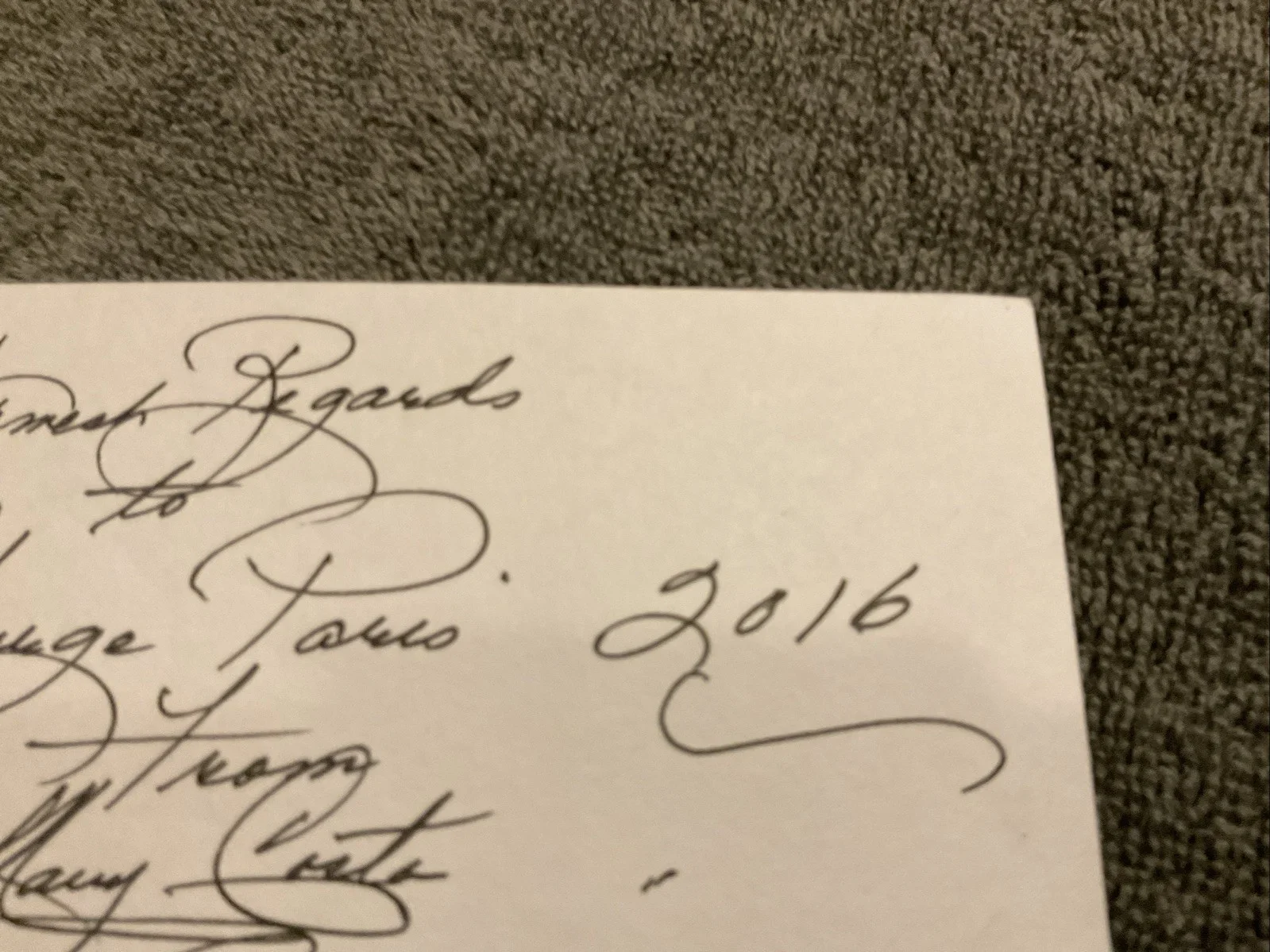 Mary Costa — Signed Mary Costa Autograph Cut Signature Voice Of Disney’s Sleeping Beauty, изображение 4