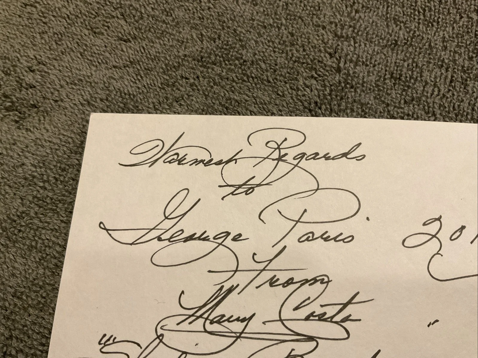Mary Costa — Signed Mary Costa Autograph Cut Signature Voice Of Disney’s Sleeping Beauty, изображение 5