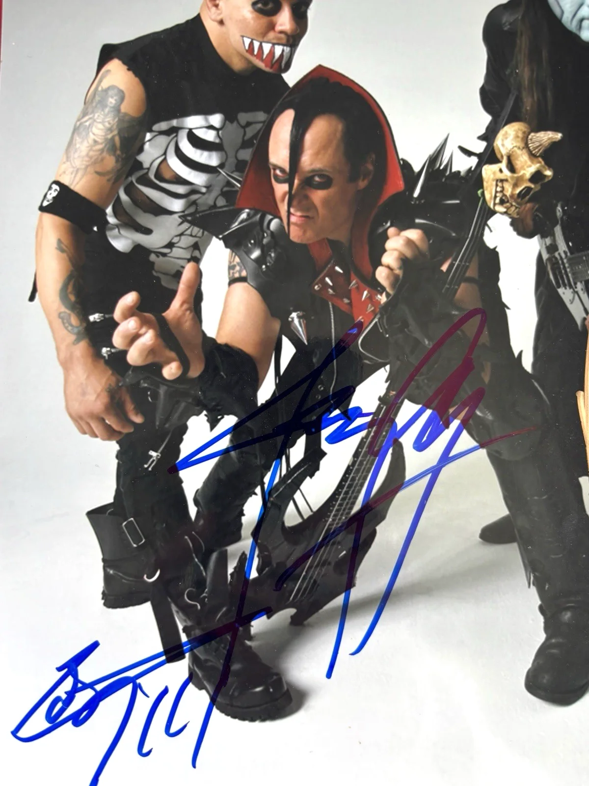 THE MISFITS Signed 8x10 Photo JSA COA Jerry Only DEZ CADENA Chupacabra ERIC ARCE, изображение 3