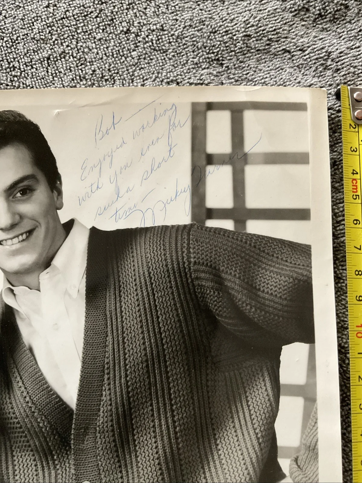 Mickey Turner — 8x10 Mickey Turner Signed Promotional Photo, Inscribed, изображение 4