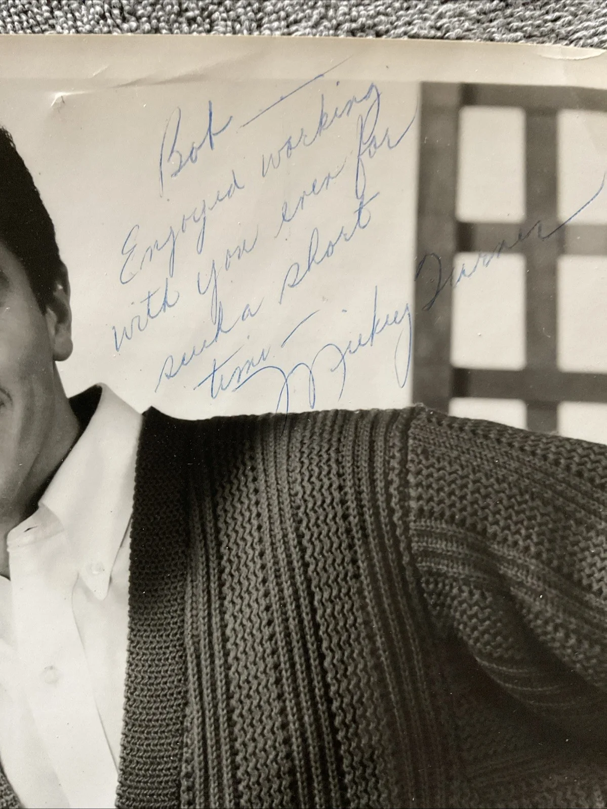 Mickey Turner — 8x10 Mickey Turner Signed Promotional Photo, Inscribed, изображение 5