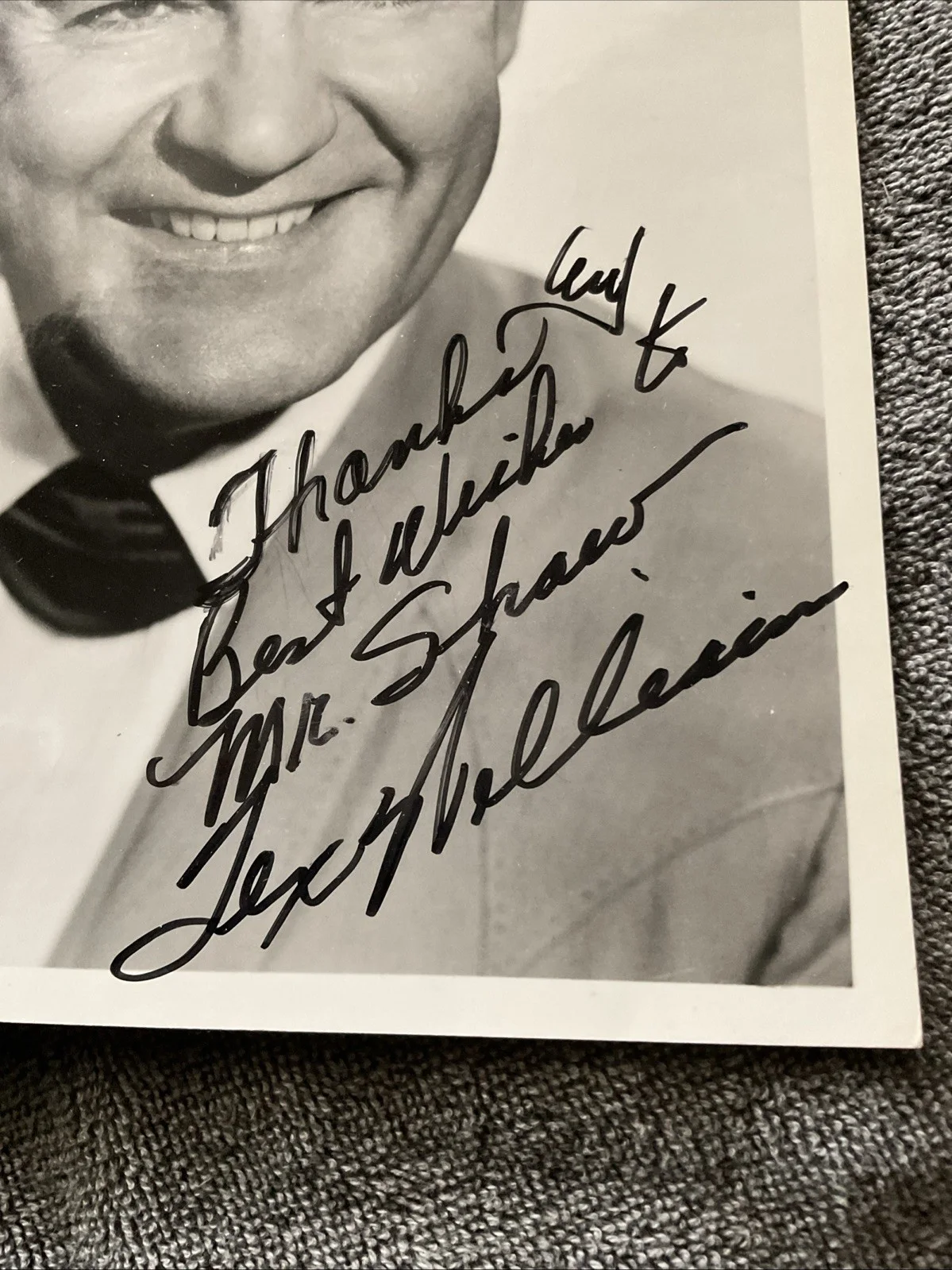 8x10 Tex Williams signed photo Western Swing Singer. Smoke, Smoke, Smoke, image 5