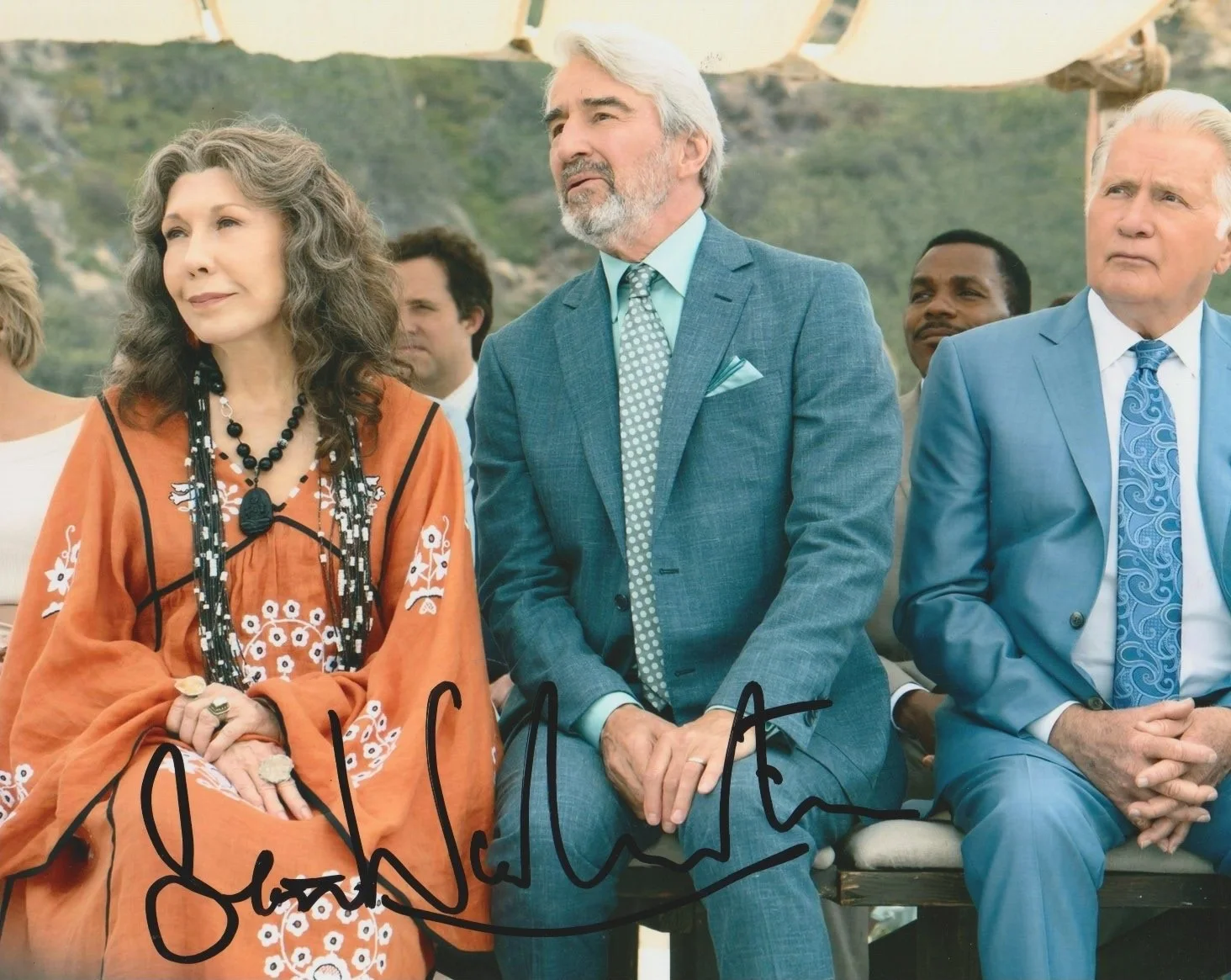 Sam Waterston — Sam Waterston signed Grace and Frankie 8x10 photo