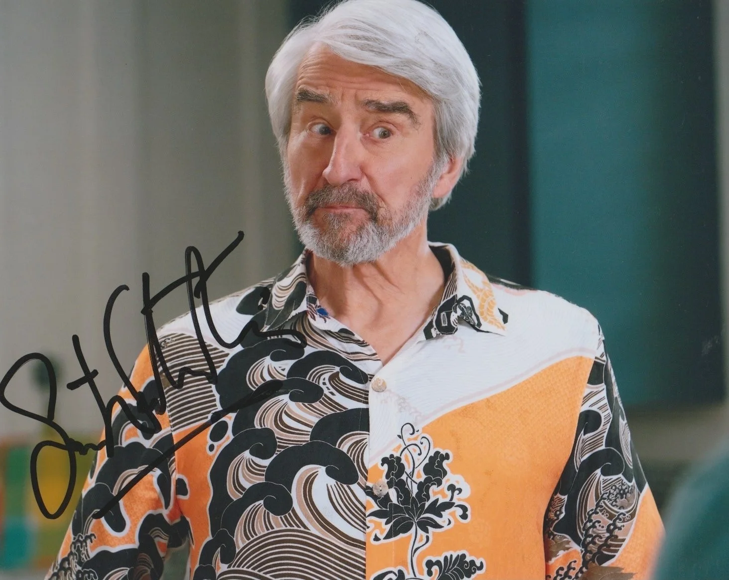Sam Waterston — Sam Waterston signed Grace and Frankie 8x10 photo