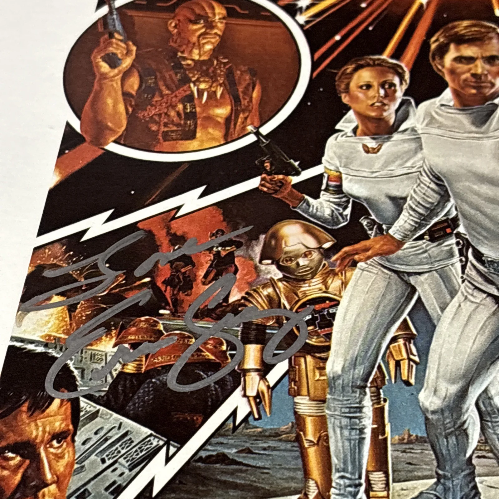 Buck Rogers Cast Signed Soundtrack (Erin Gray, Gil Gerard) JSA, image 2