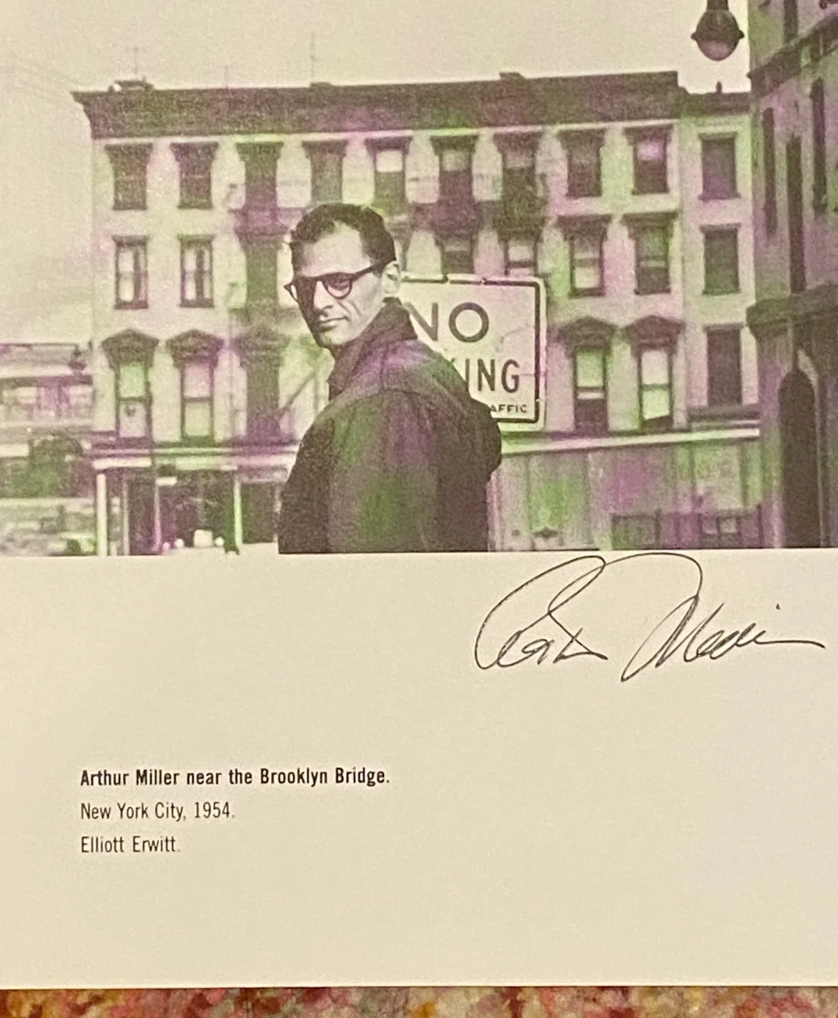 Arthur Miller ~ Death of a Salesman ~ Signed Autographed Picture ~ NYC Brooklyn, изображение 2