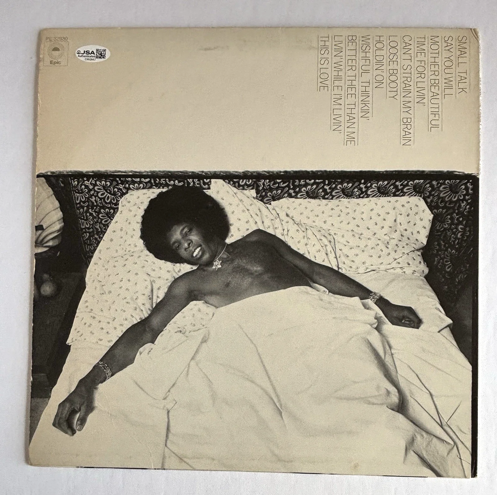 SLY AND THE FAMILY STONE Signed SMALL Vinyl RECORD JSA COA By 4 ROBINSON Martini, image 5