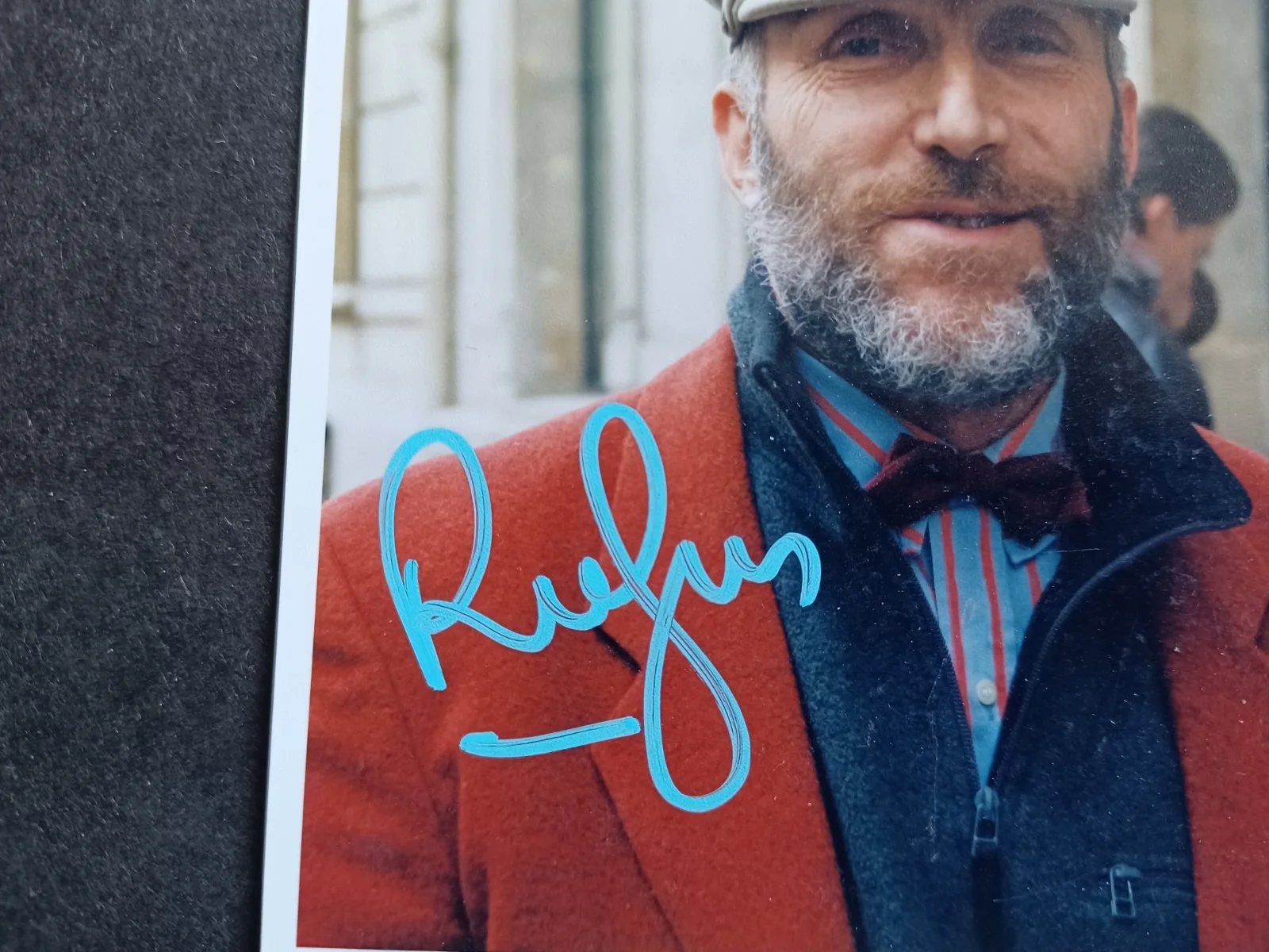 Rufus (Jacques Narcy) Signed 4x6 Photo - French Actor - Amelie, image 2