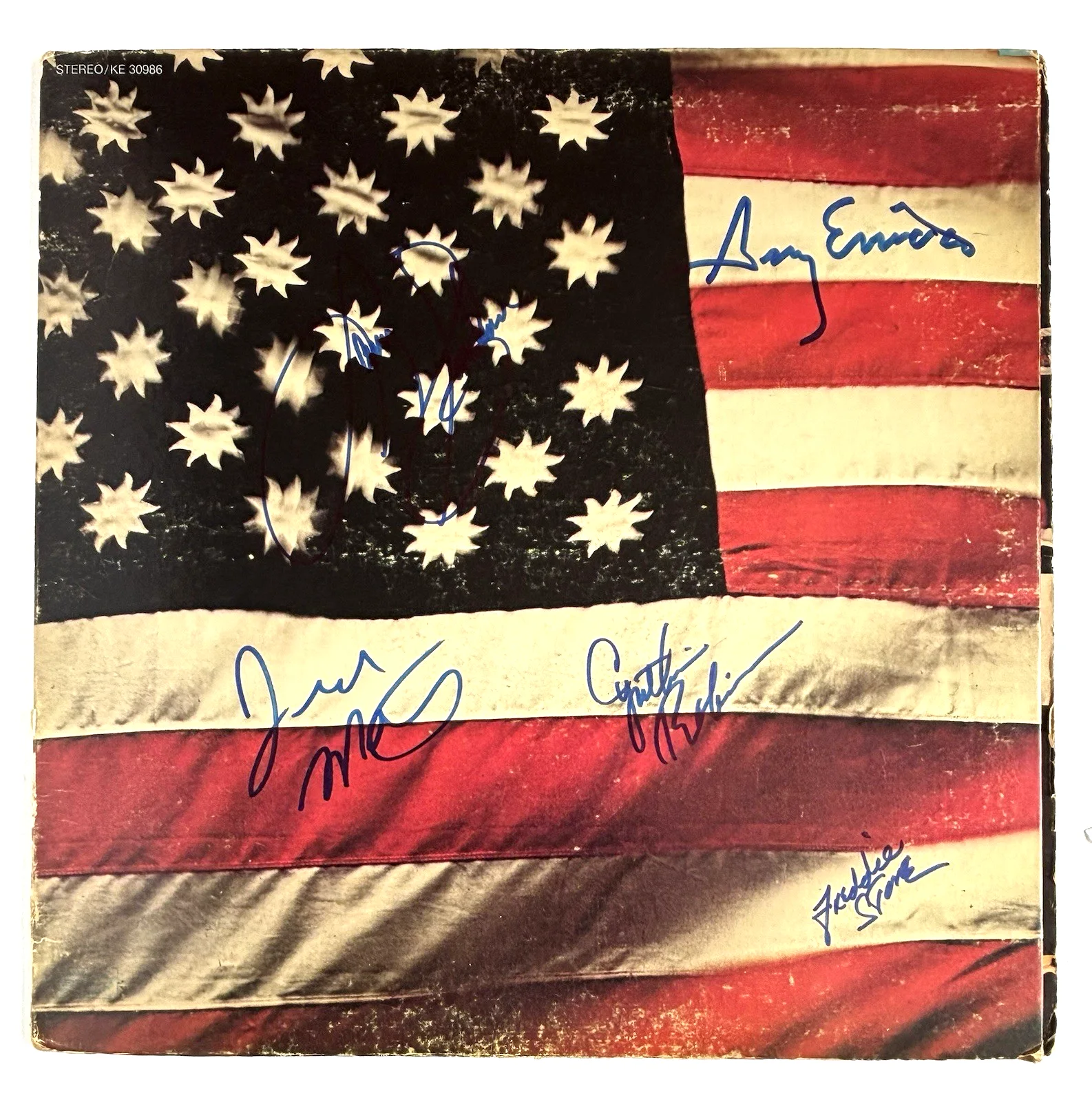 SLY AND THE FAMILY STONE Signed RIOT Vinyl RECORD JSA COA By 5 ERRICO Martini, изображение 2