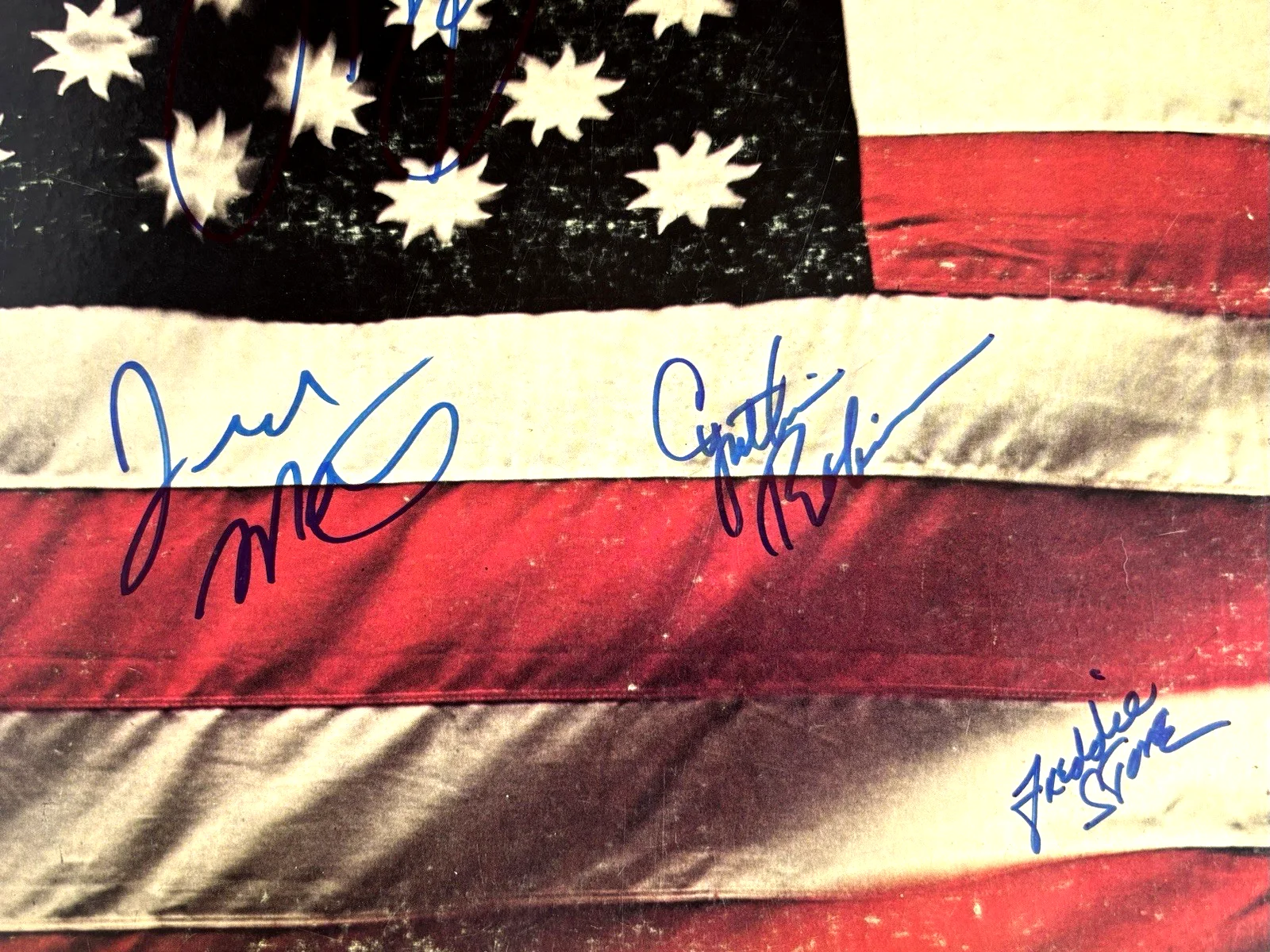 SLY AND THE FAMILY STONE Signed RIOT Vinyl RECORD JSA COA By 5 ERRICO Martini, изображение 3