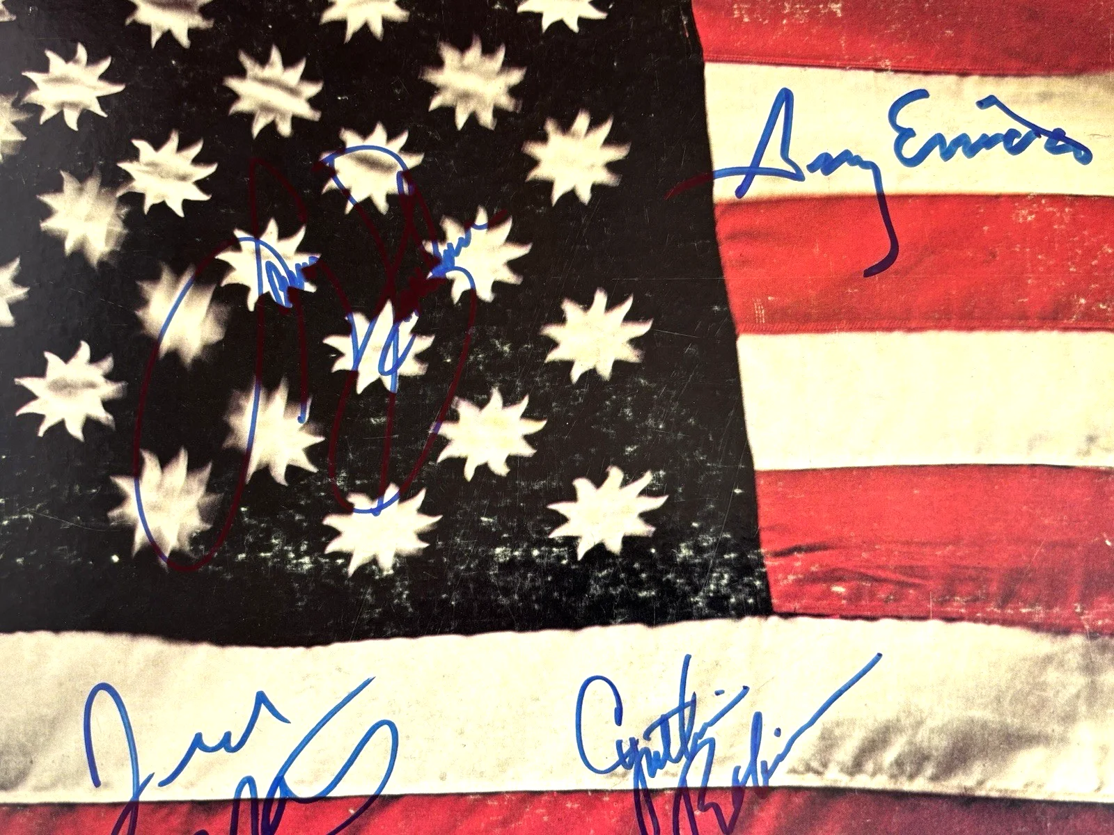SLY AND THE FAMILY STONE Signed RIOT Vinyl RECORD JSA COA By 5 ERRICO Martini, изображение 4