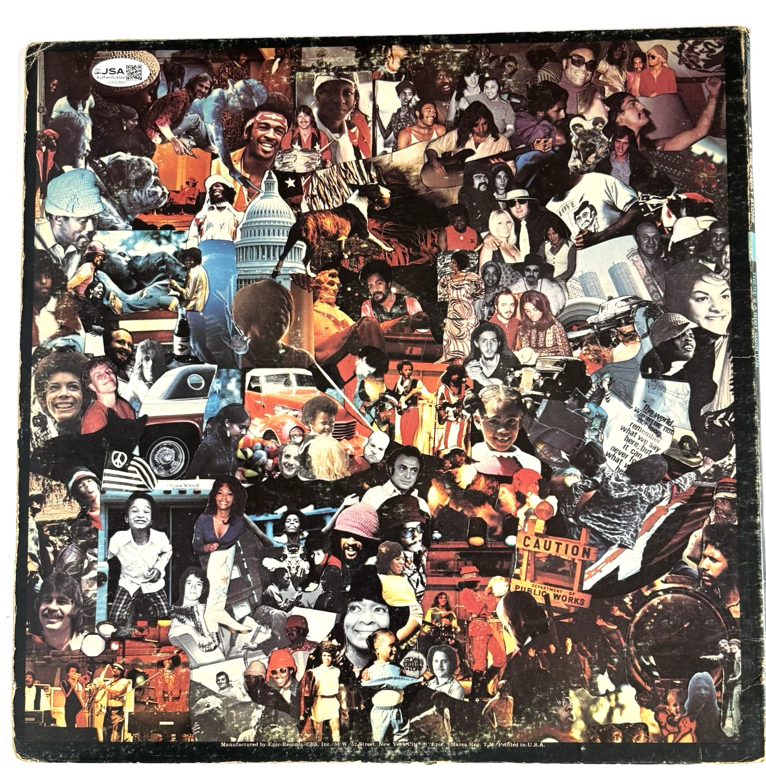 SLY AND THE FAMILY STONE Signed RIOT Vinyl RECORD JSA COA By 5 ERRICO Martini, изображение 5