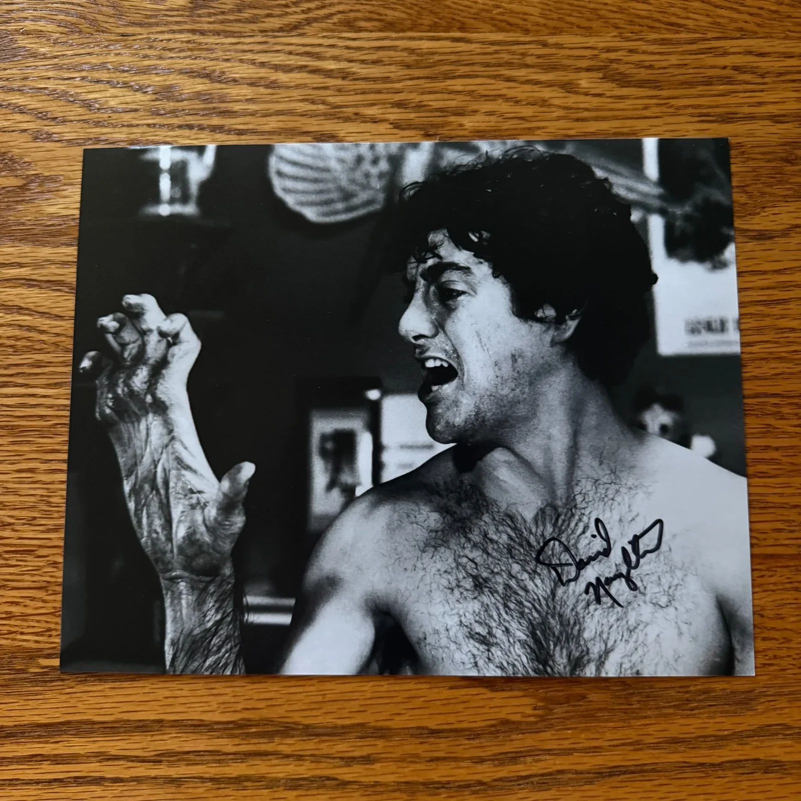 David Naughton — David Naughton Signed 8x10 Photo An American Werewolf in London Actor Autograph