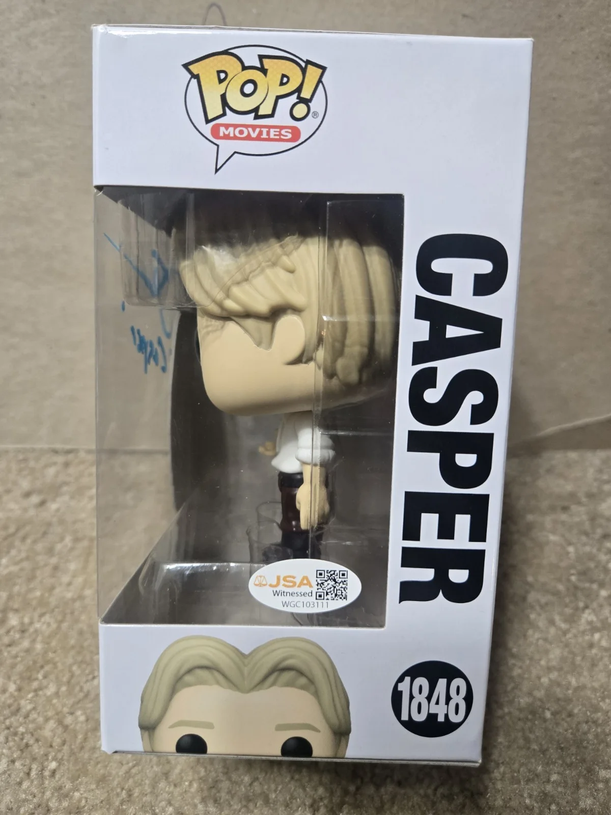 Devon Sawa — Devon Sawa SIGNED Casper CHASE Funko Pop #1848! JSA WITNESS COA, image 2