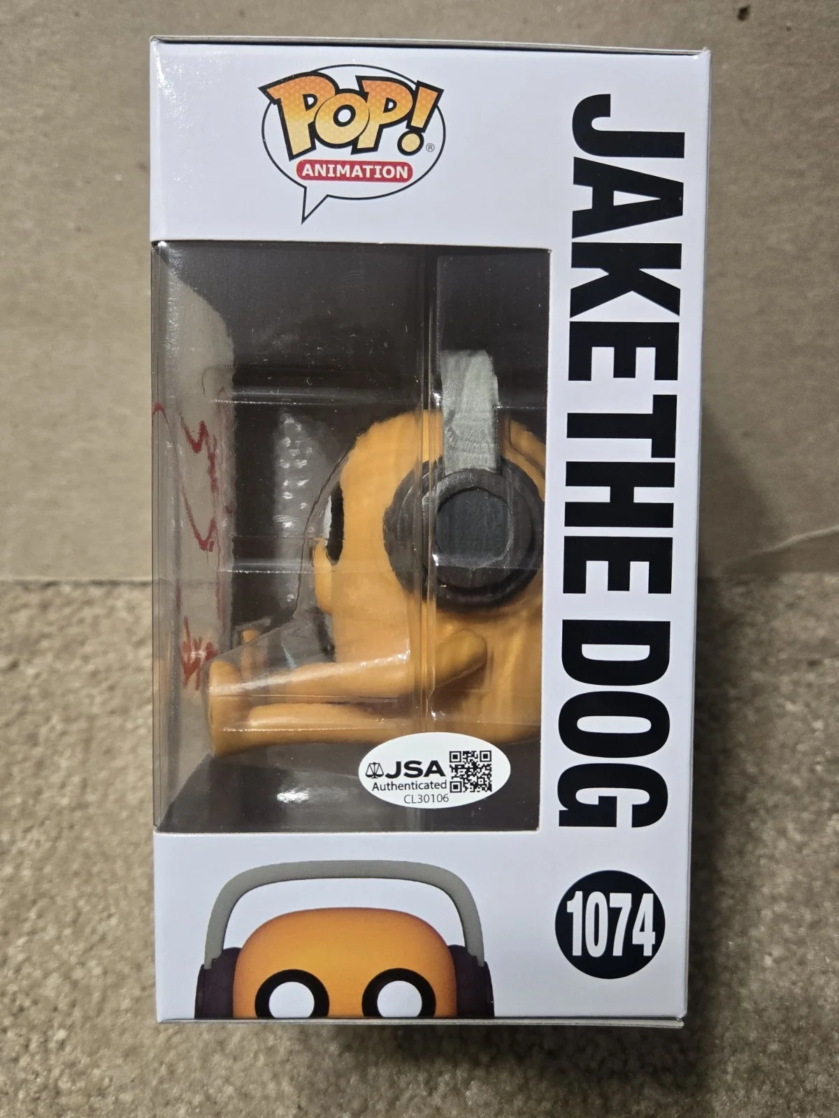 John Dimaggio — John Dimaggio SIGNED Adventure Time Jake The Dog Funko! DOUBLE SIGNED! JSA COA, изображение 2