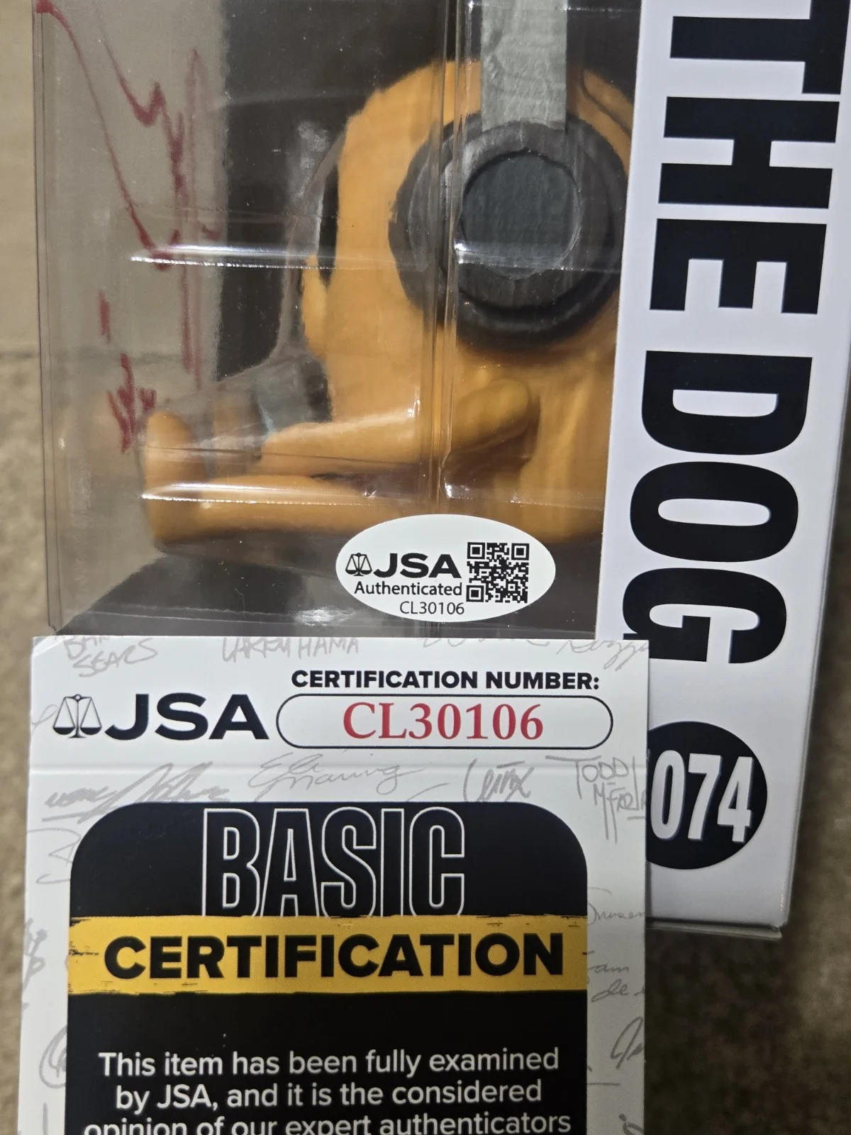 John Dimaggio — John Dimaggio SIGNED Adventure Time Jake The Dog Funko! DOUBLE SIGNED! JSA COA, изображение 3