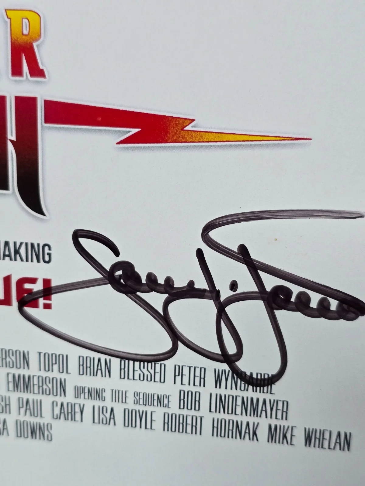 Sam J Jones — SIGNED LIFE AFTER FLASH GORDON ART PRINT POSTER HAND SIGNED SAM J JONES 17x11, изображение 4
