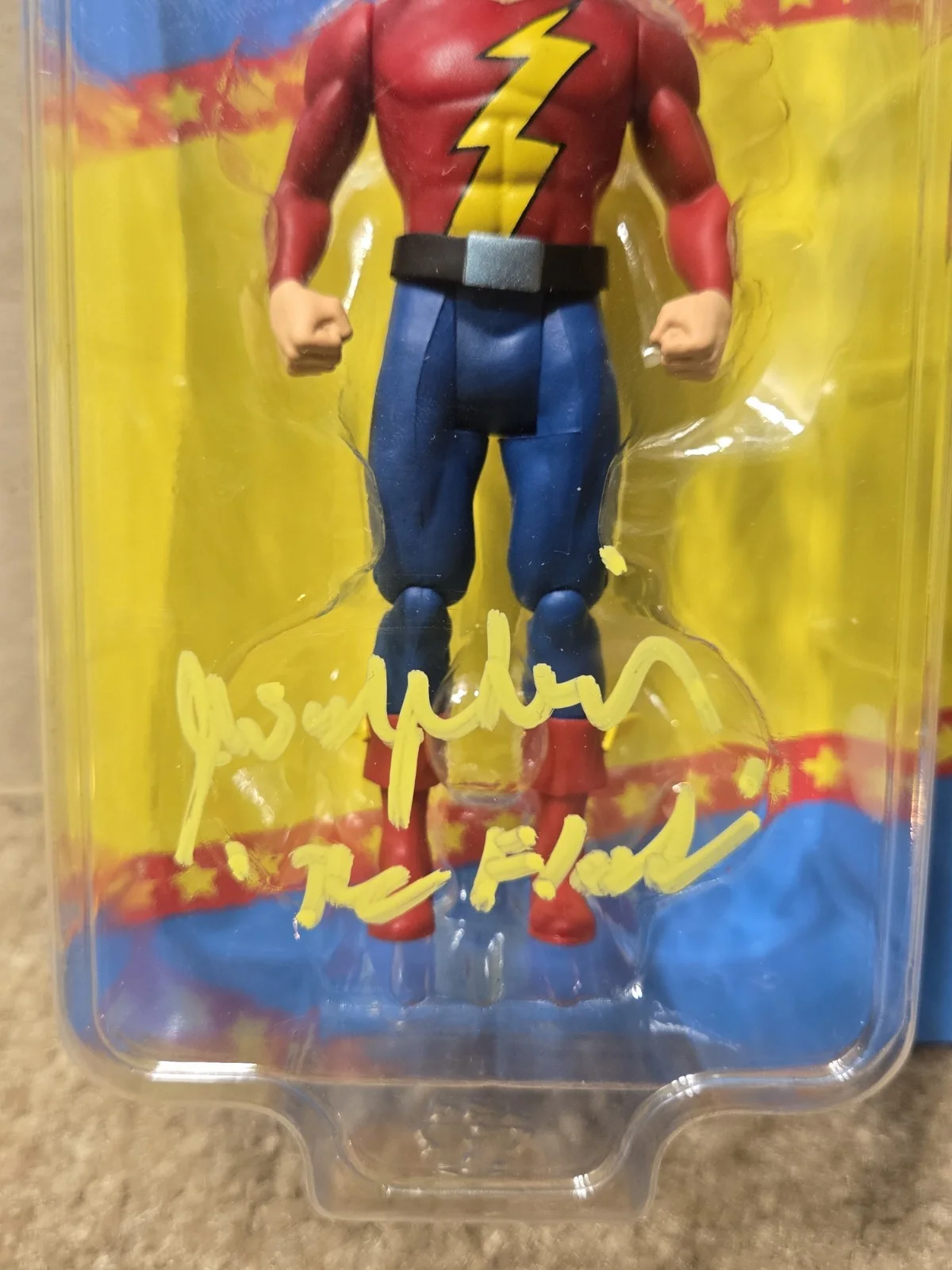 John Wesley Shipp — John Wesley Shipp SIGNED The Flash Dc Super Powers Figure! JSA COA, image 2