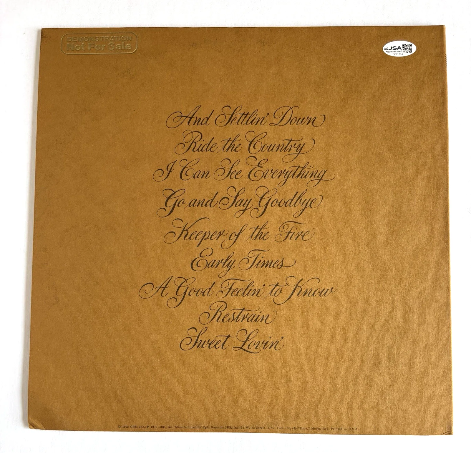 POCO Signed GOOD FEELIN' LP Vinyl RECORD JSA COA Paul Cotton RUSTY Richie Furay, изображение 4