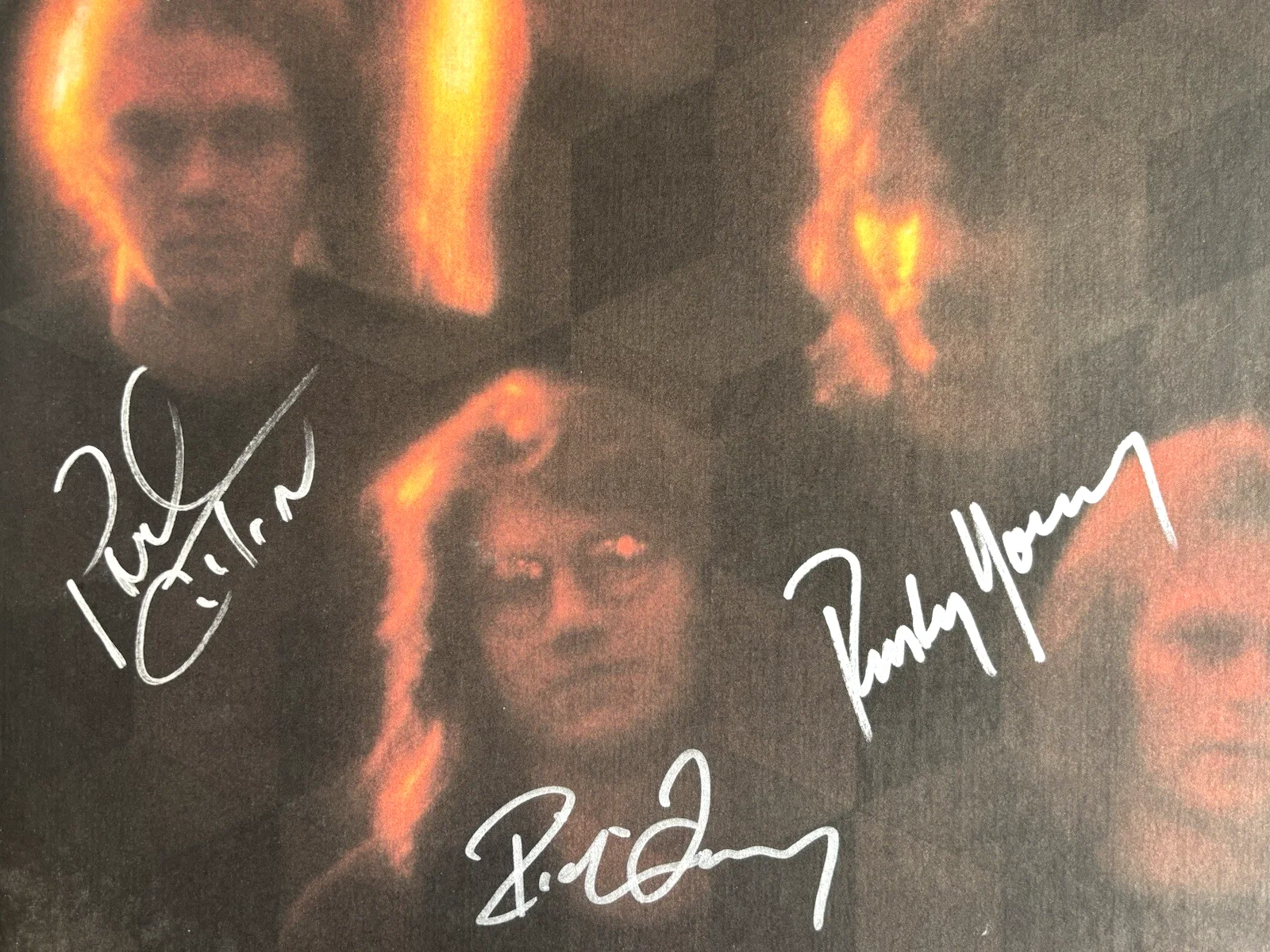 POCO Signed CRAZY EYES LP Vinyl RECORD JSA COA Paul Cotton RUSTY Richie Furay, image 3